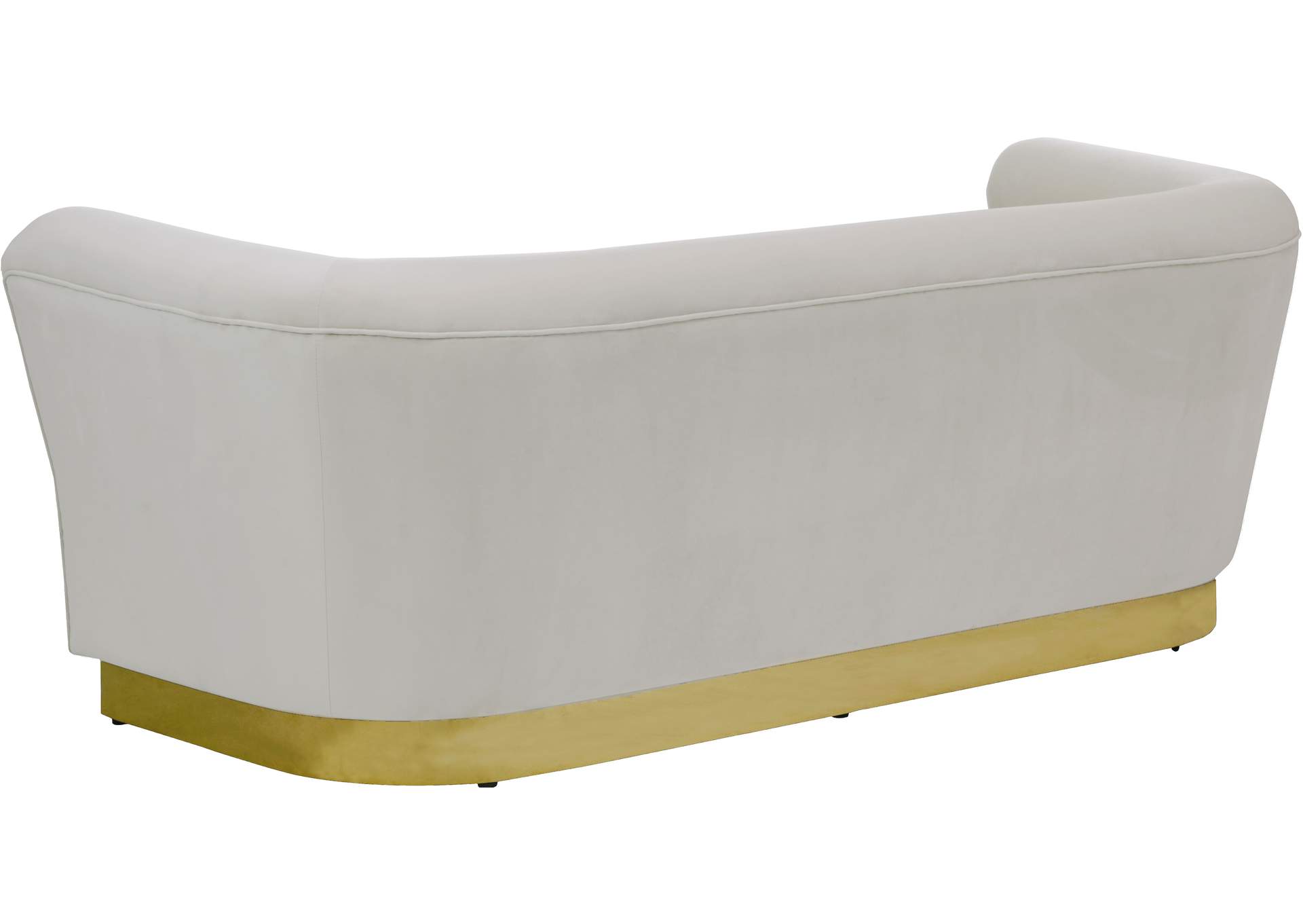 Bellini Cream Velvet Sofa,Meridian Furniture