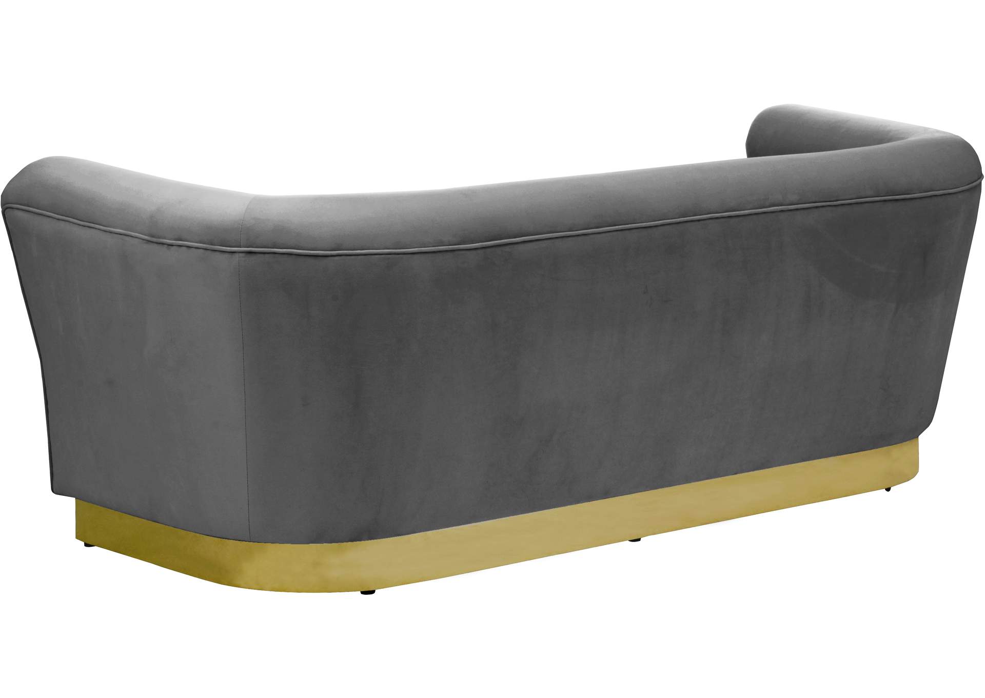 Bellini Grey Velvet Sofa,Meridian Furniture