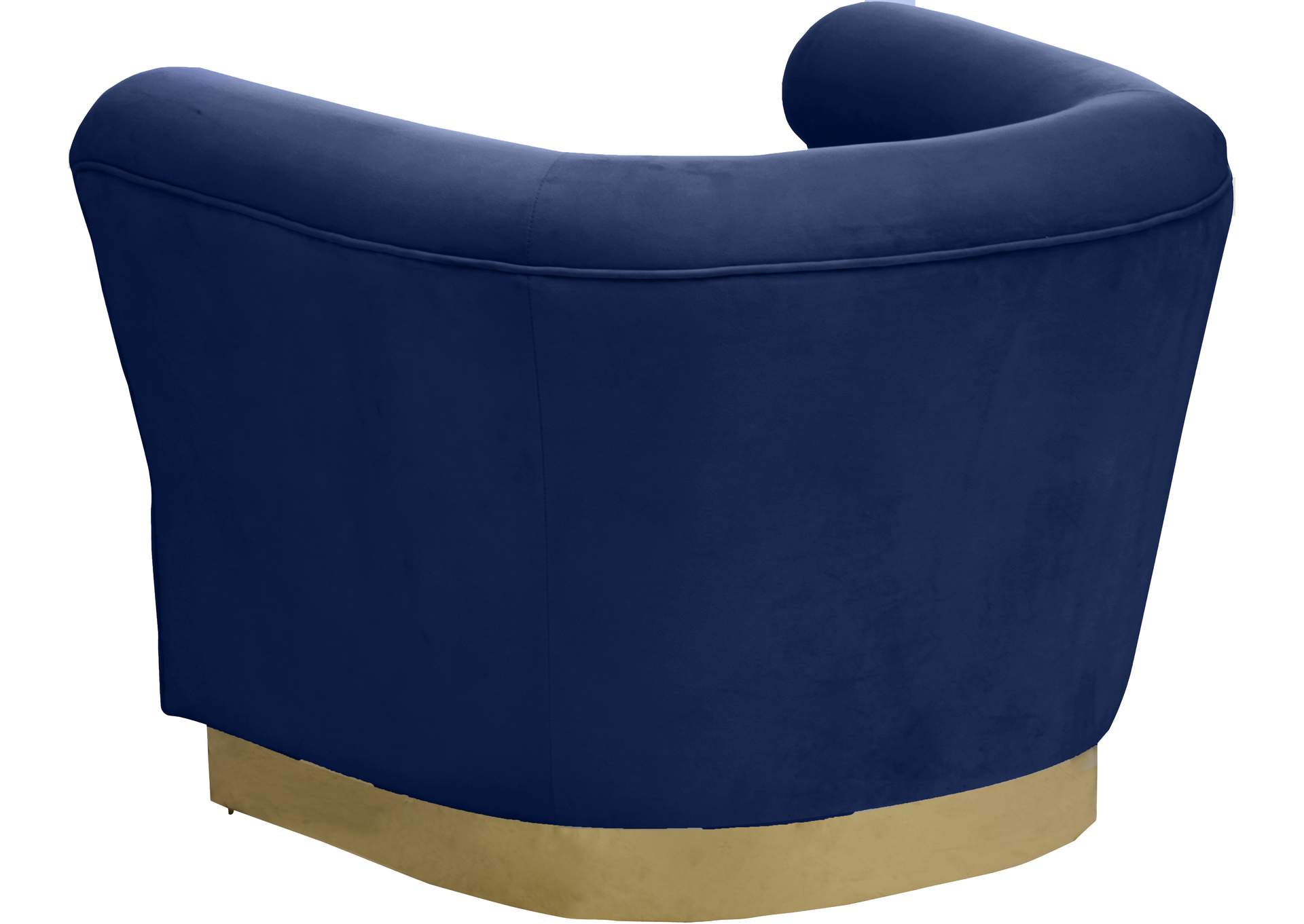 Bellini Navy Velvet Chair,Meridian Furniture