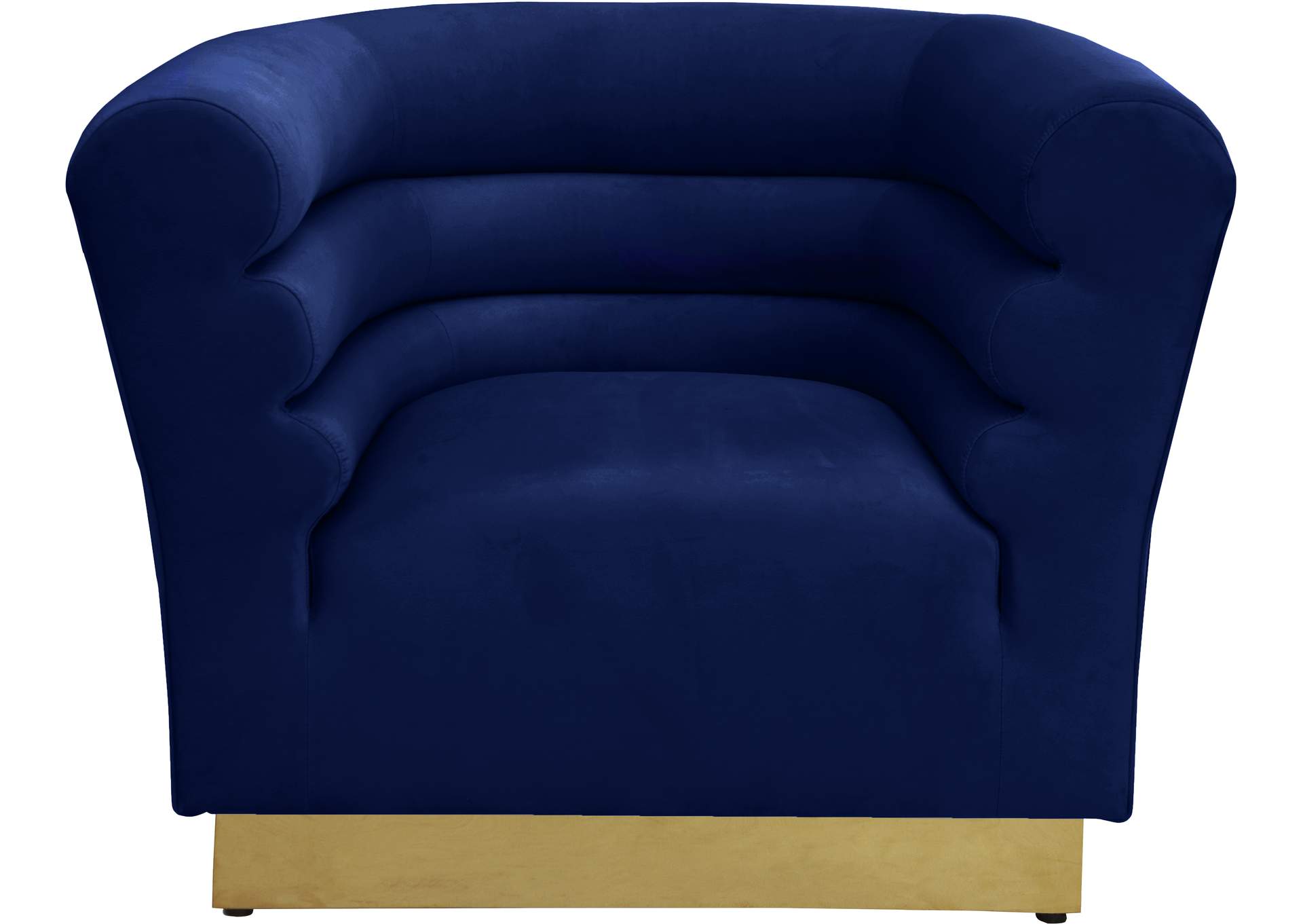 Bellini Navy Velvet Chair,Meridian Furniture