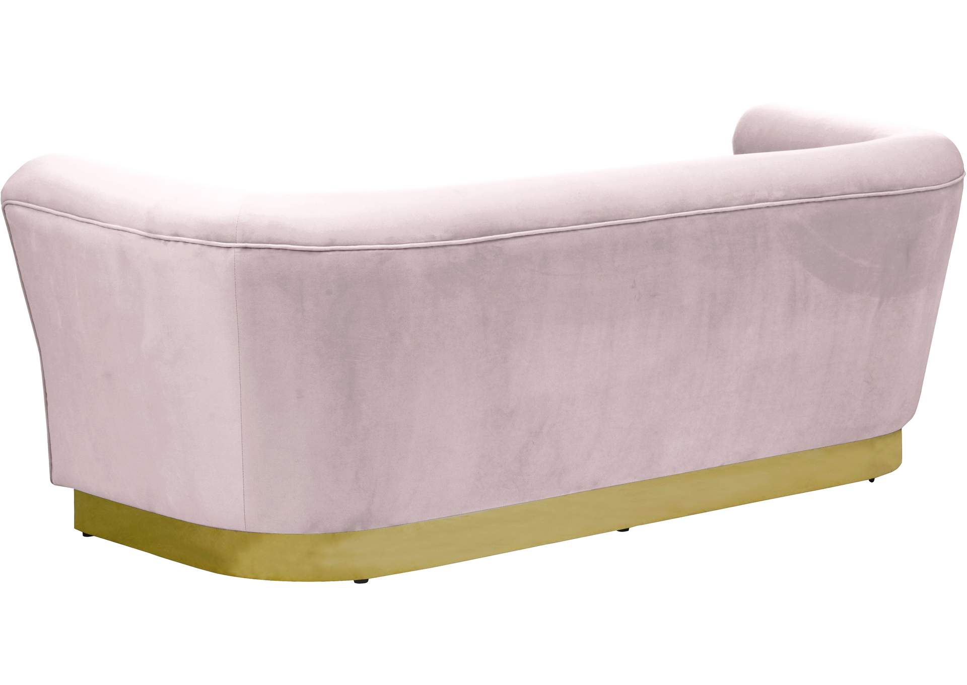 Bellini Pink Velvet Sofa,Meridian Furniture