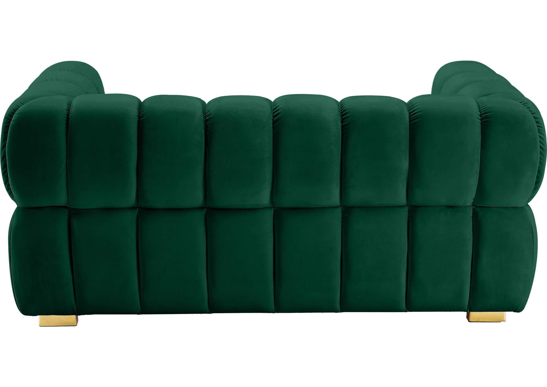 Gwen Green Velvet Loveseat,Meridian Furniture