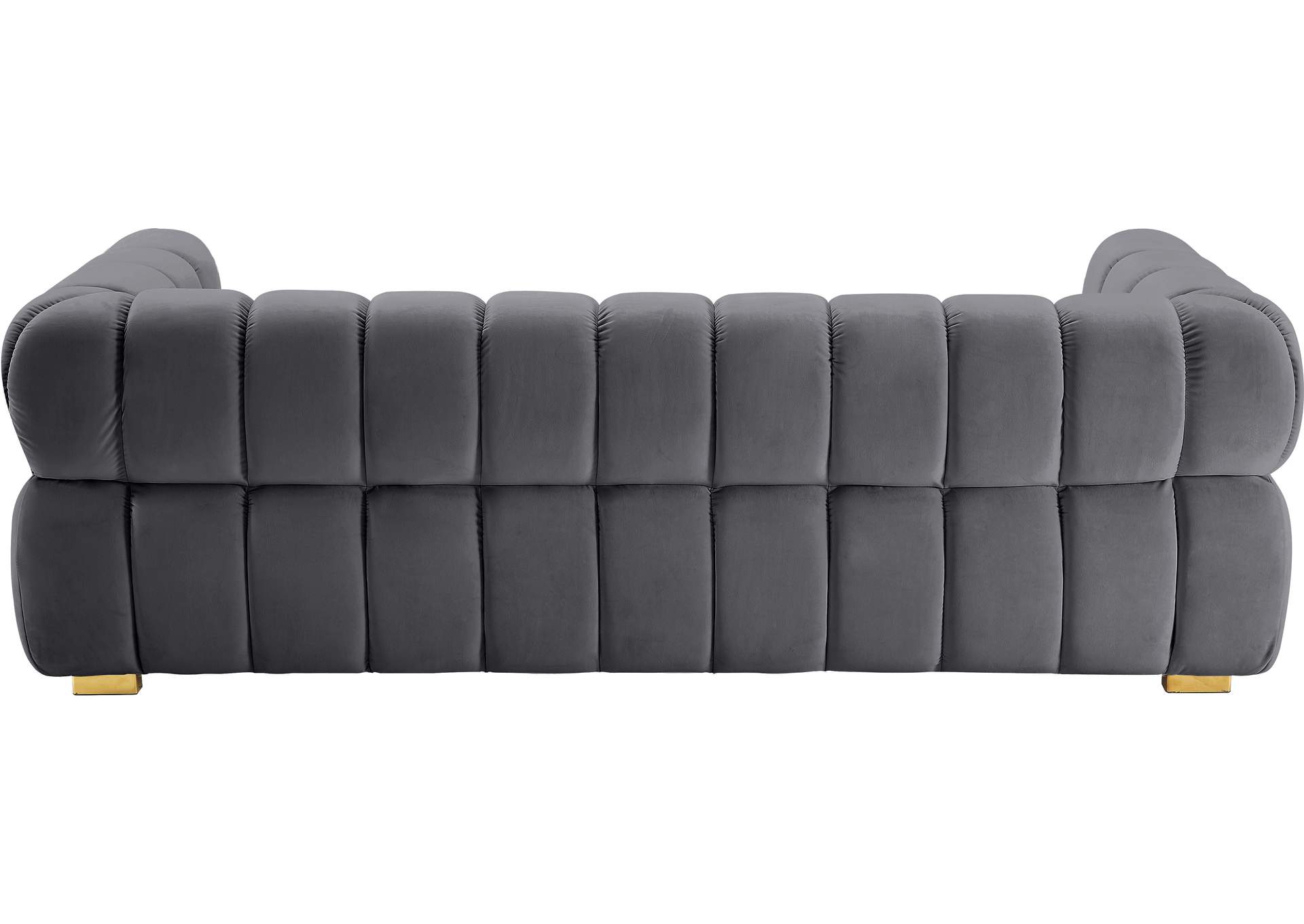 Gwen Grey Velvet Sofa,Meridian Furniture