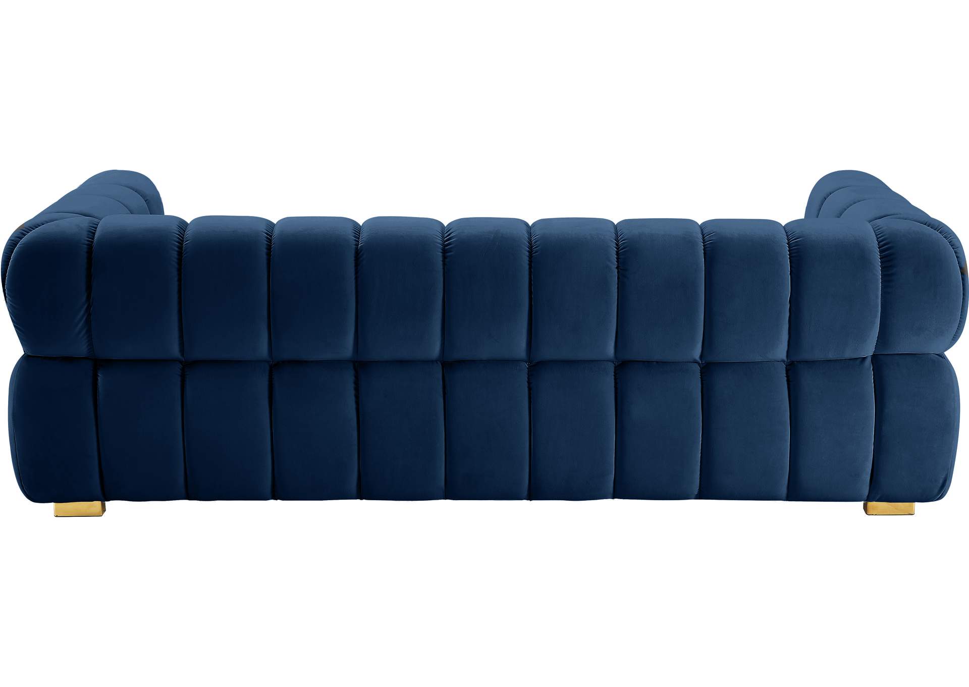 Gwen Navy Velvet Sofa,Meridian Furniture