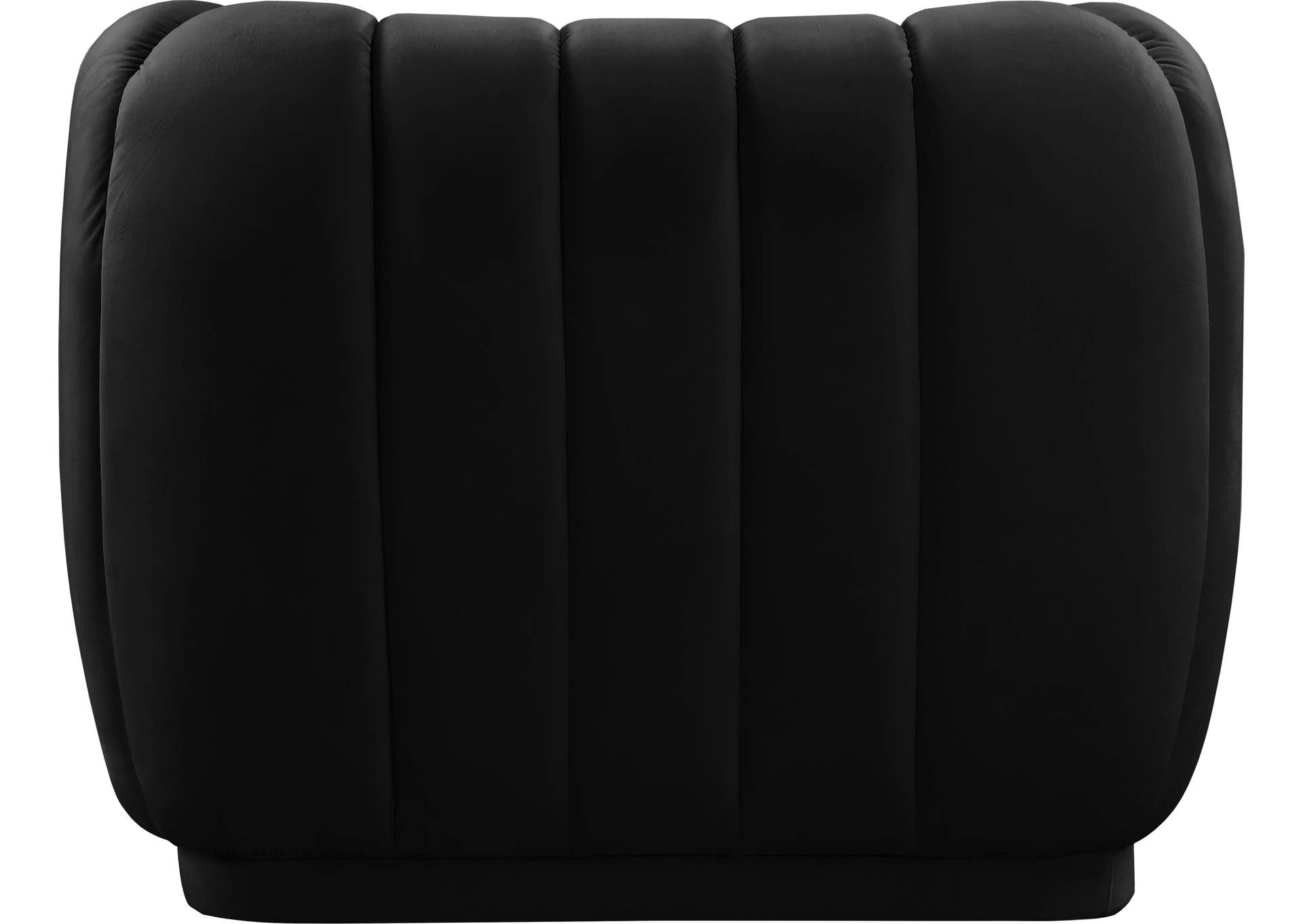 Dixie Black Velvet Chair,Meridian Furniture