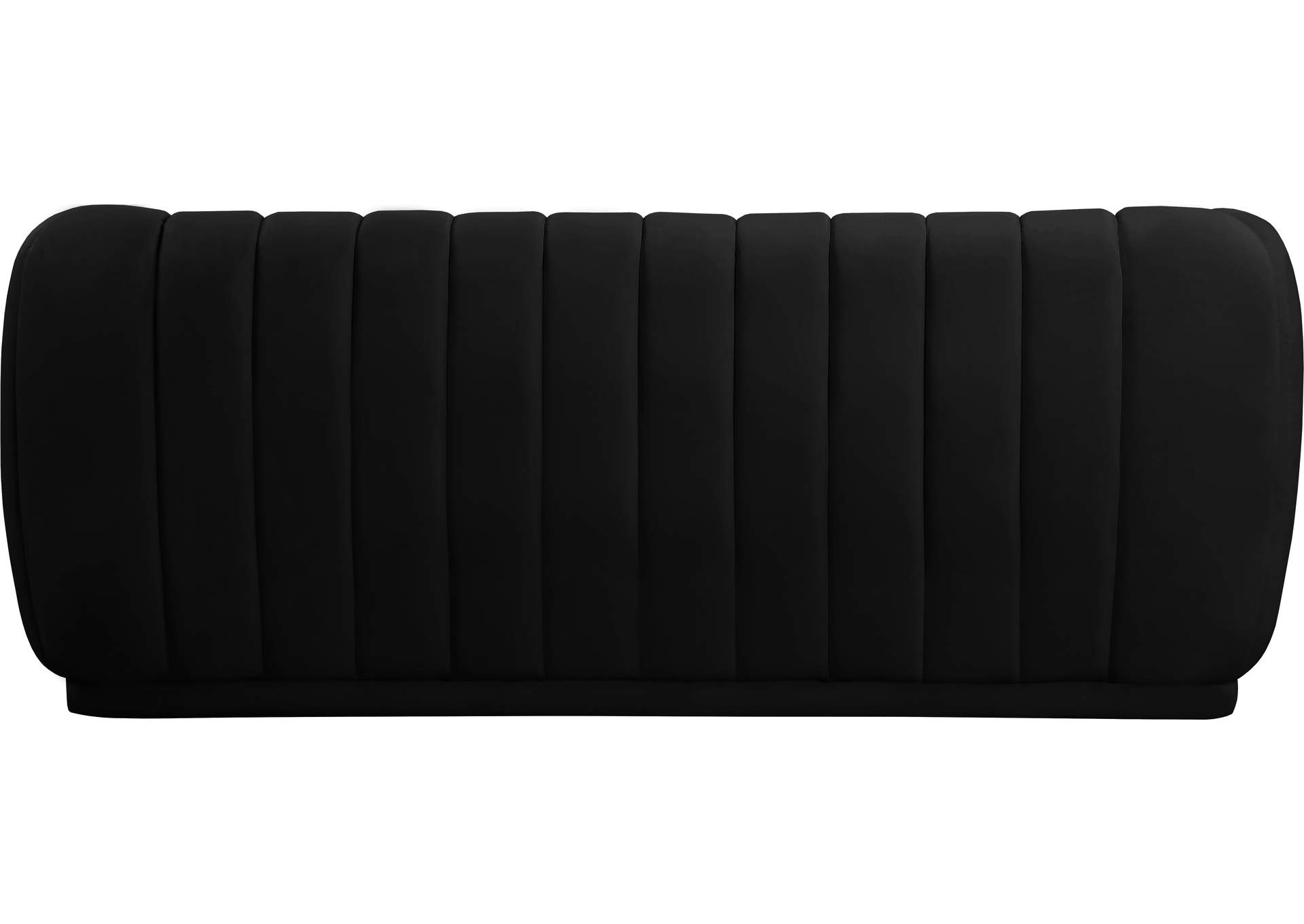 Dixie Black Velvet Sofa,Meridian Furniture