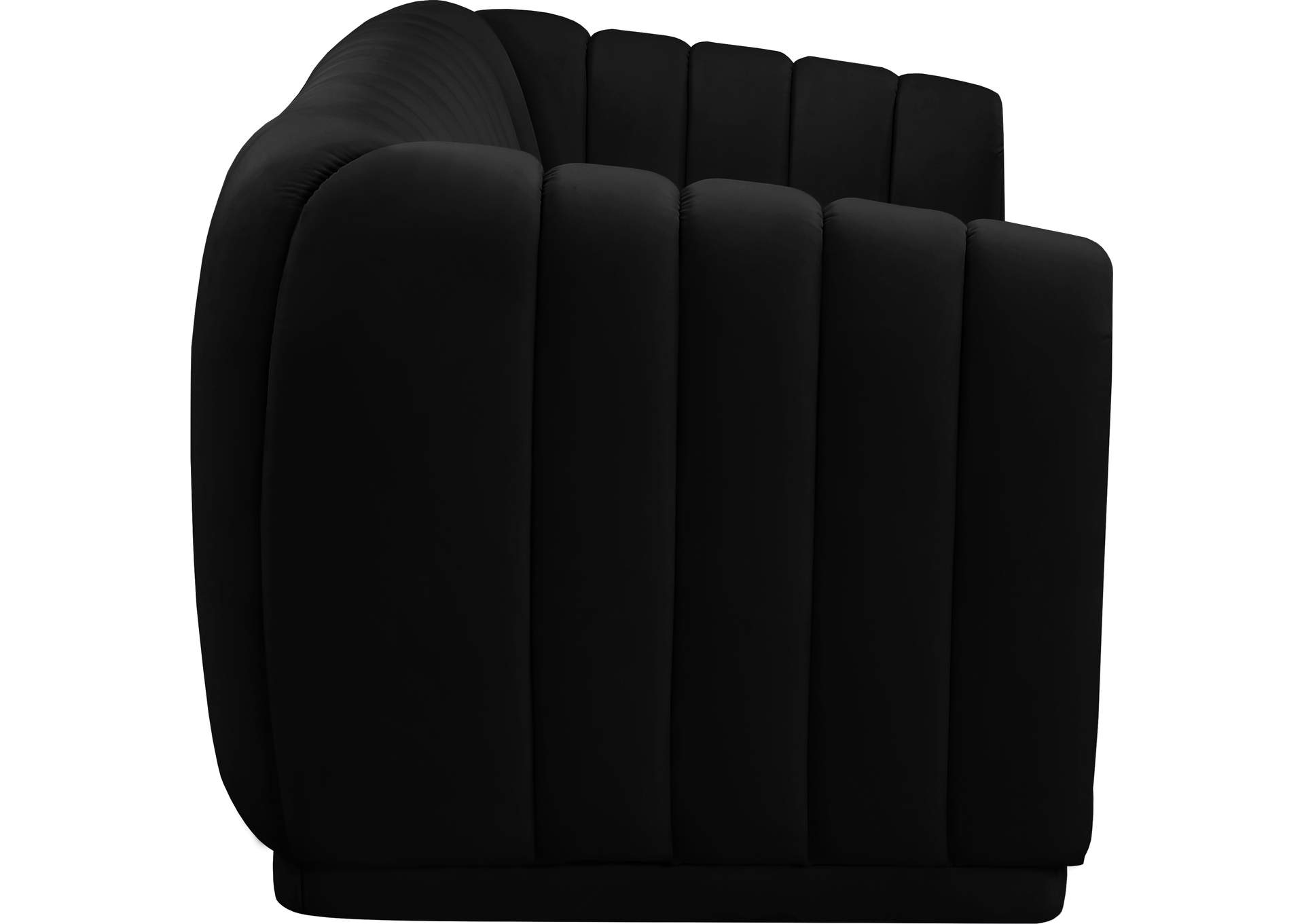 Dixie Black Velvet Sofa,Meridian Furniture