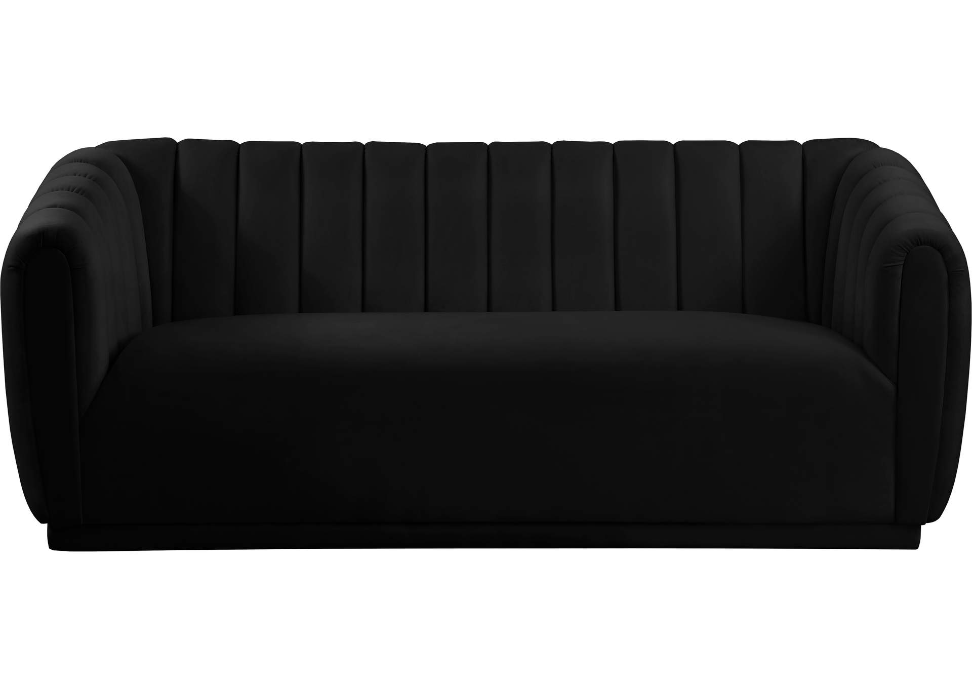 Dixie Black Velvet Sofa,Meridian Furniture