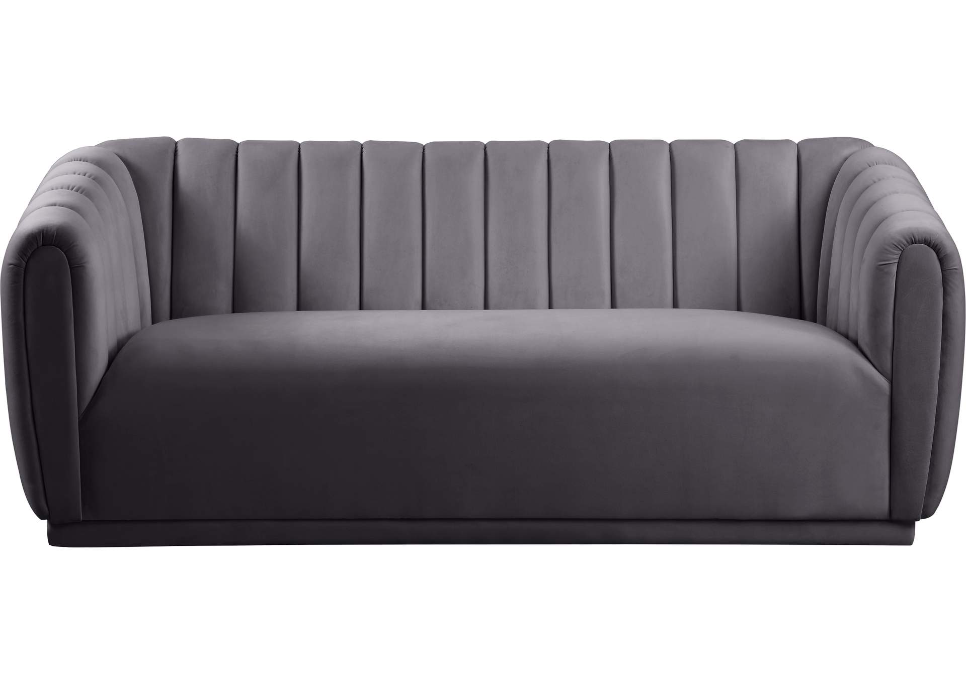 Dixie Grey Velvet Sofa,Meridian Furniture