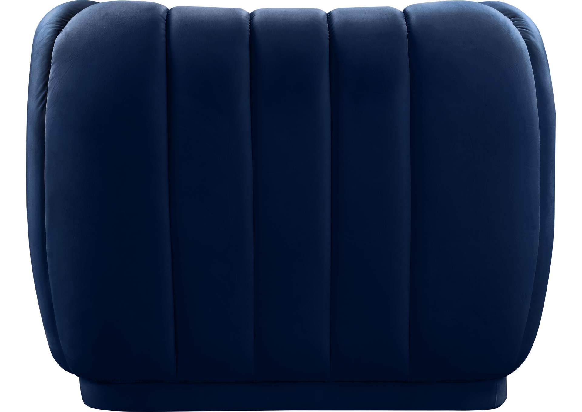 Dixie Navy Velvet Chair,Meridian Furniture