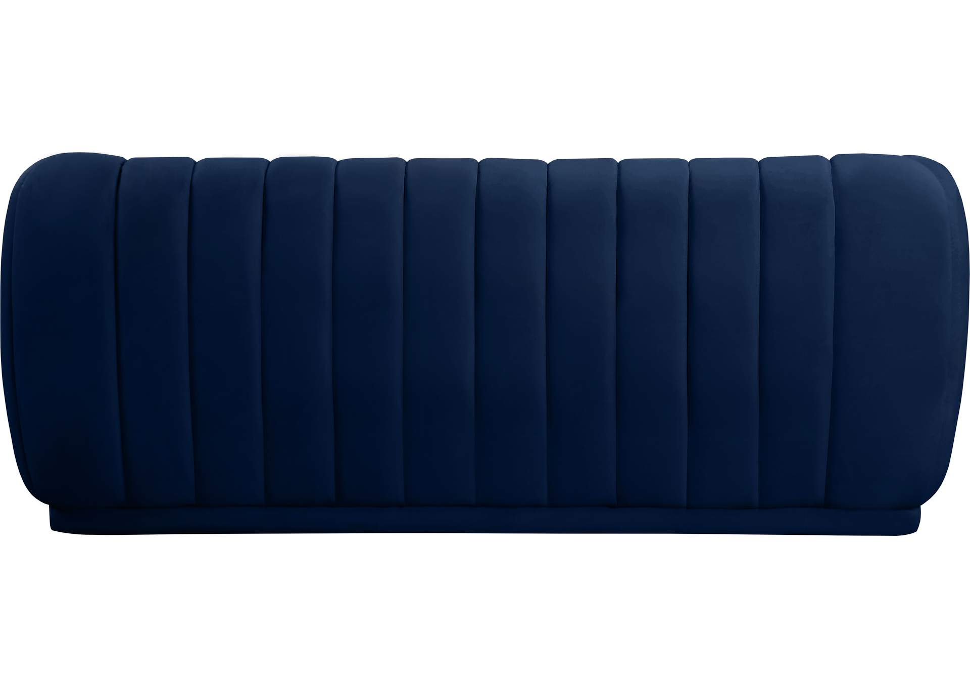 Dixie Navy Velvet Sofa,Meridian Furniture