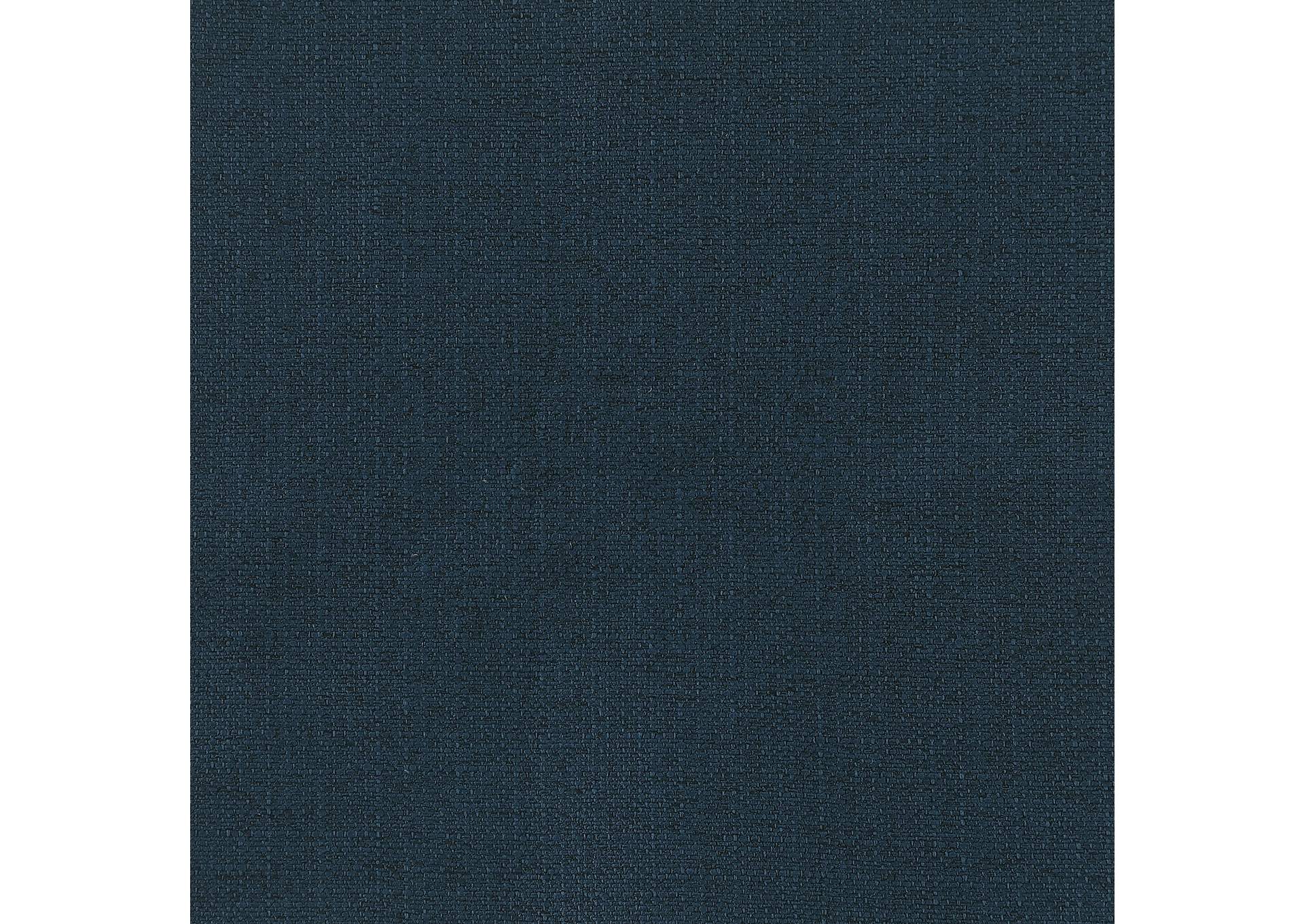 Beckham Navy Durable Linen Textured Fabric Ottoman,Meridian Furniture