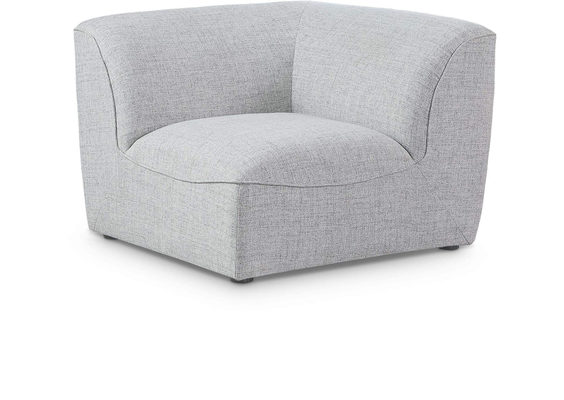 Miramar Grey Durable Linen Corner,Meridian Furniture