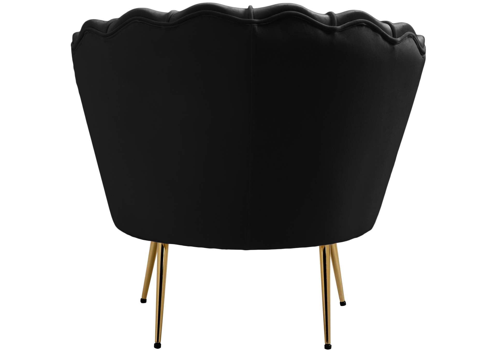 Gardenia Black Velvet Chair,Meridian Furniture