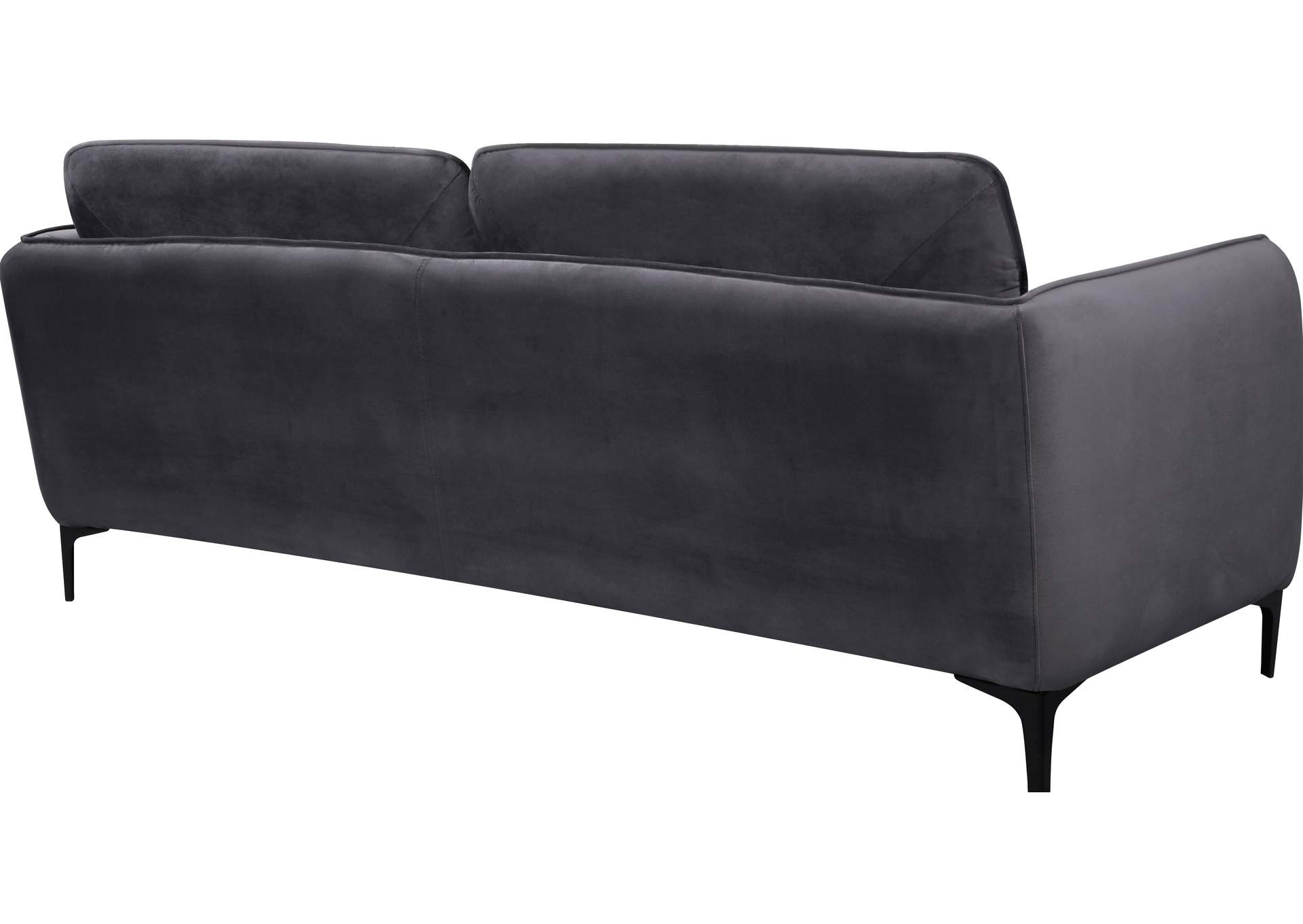 Poppy Grey Velvet Sofa,Meridian Furniture