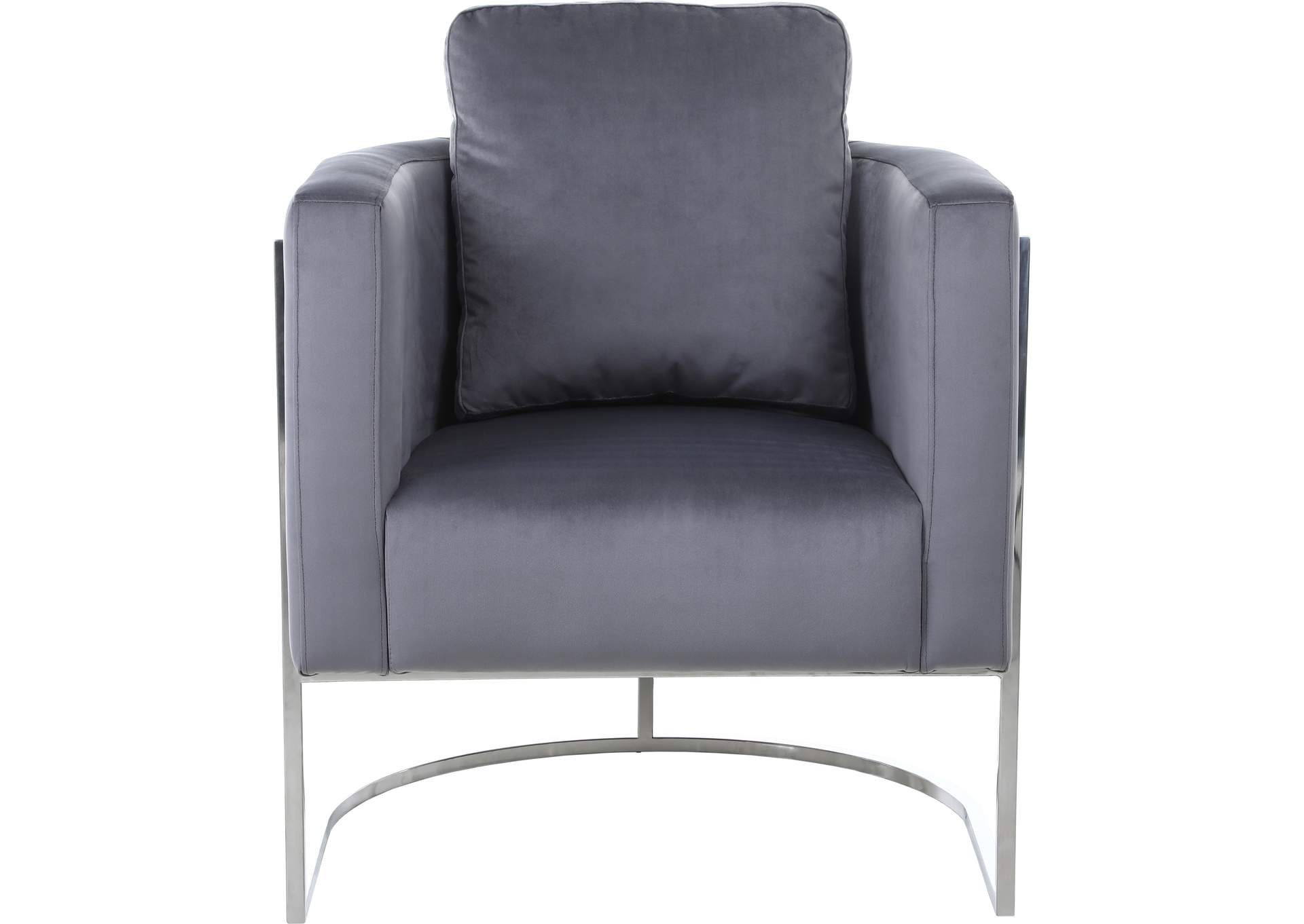 Casa Grey Velvet Chair,Meridian Furniture