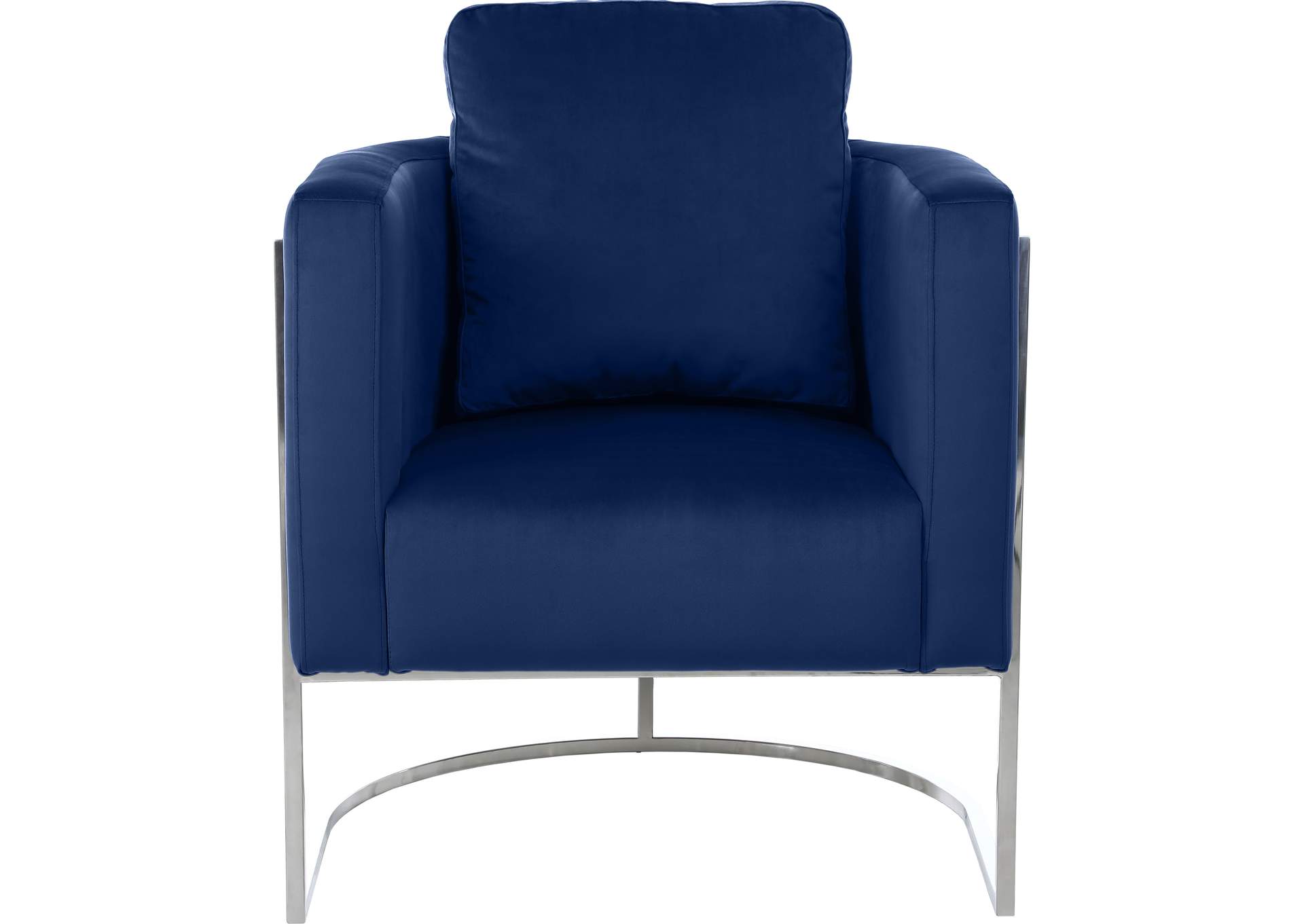 Casa Navy Velvet Chair,Meridian Furniture