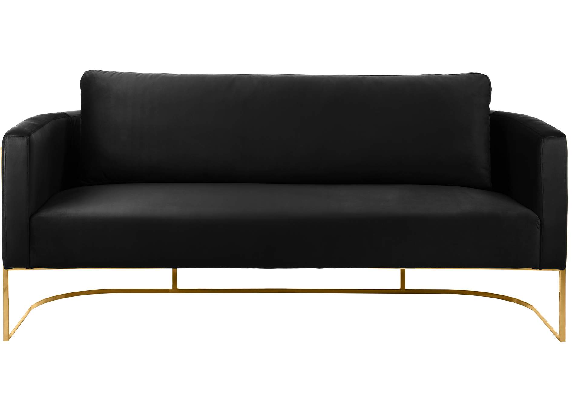 Casa Black Velvet Sofa,Meridian Furniture