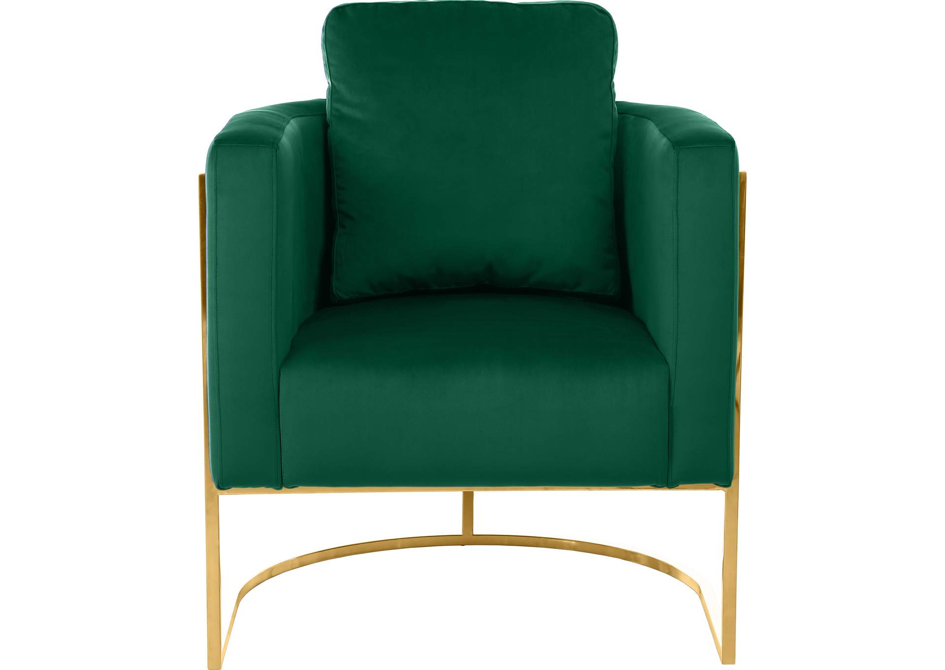 Casa Green Velvet Chair,Meridian Furniture