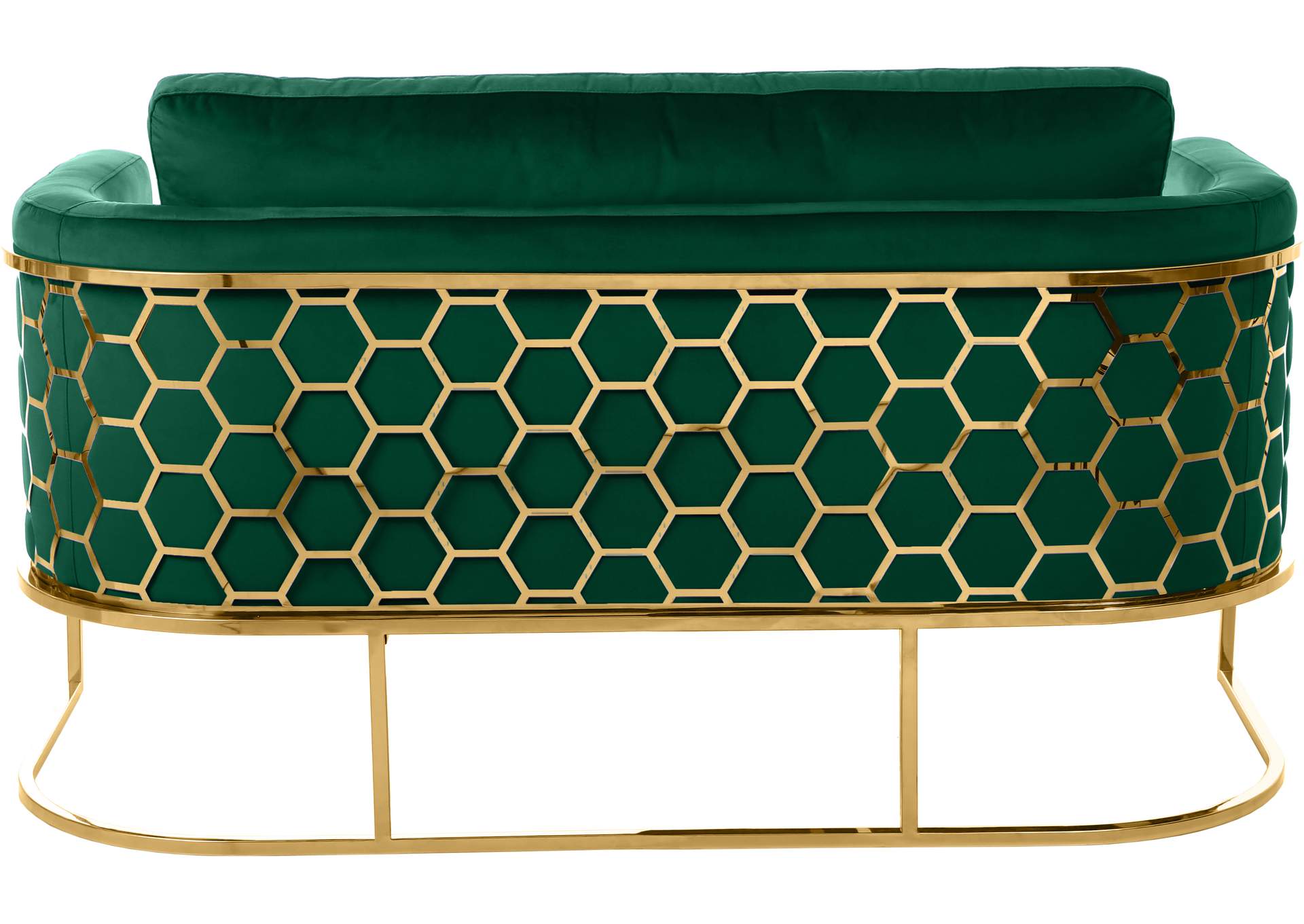 Casa Green Velvet Loveseat,Meridian Furniture