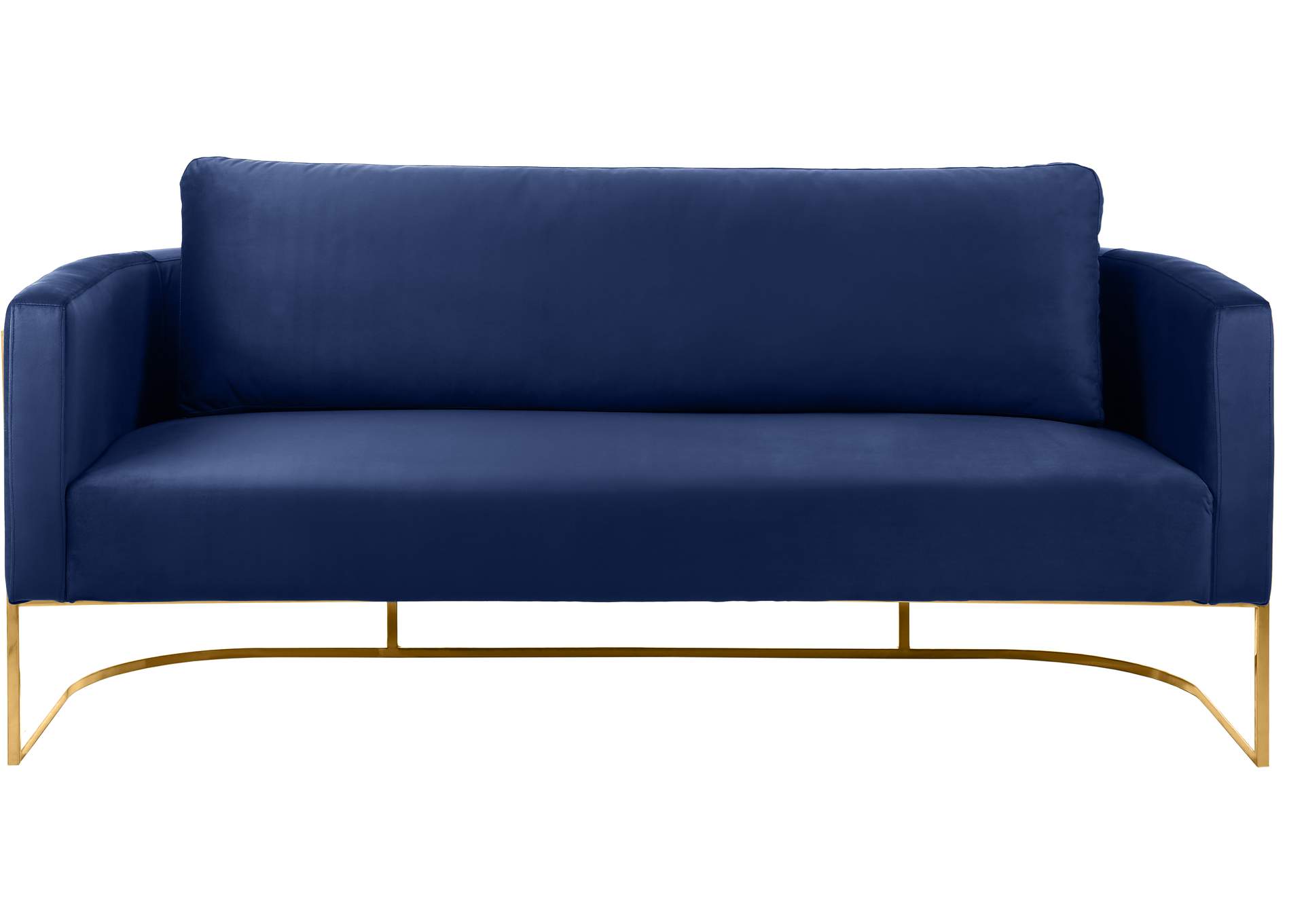 Casa Navy Velvet Sofa,Meridian Furniture