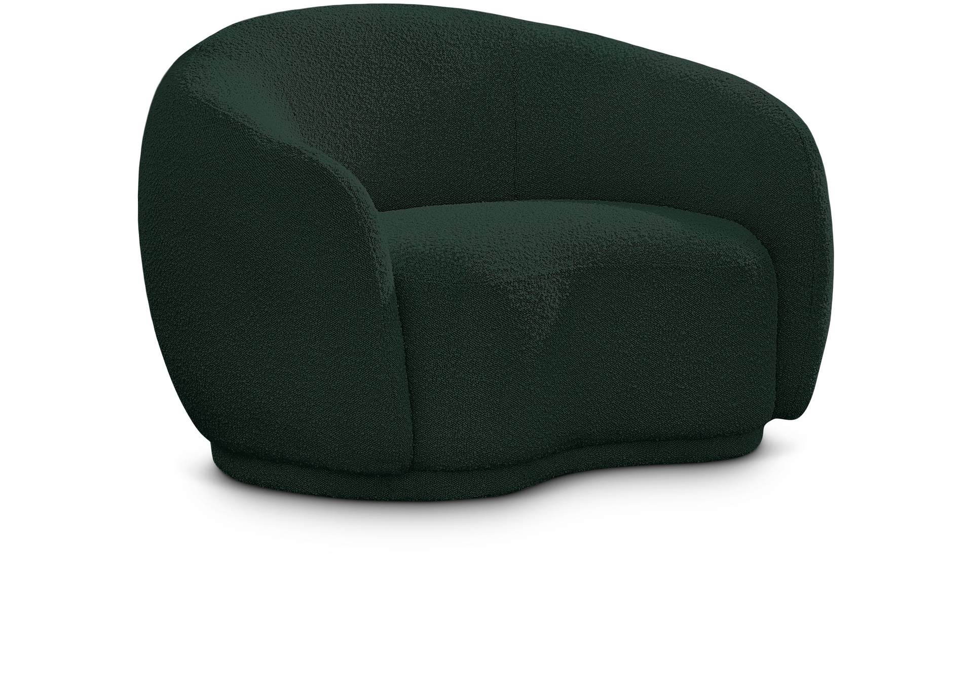 Hyde Green Boucle Fabric Chair,Meridian Furniture