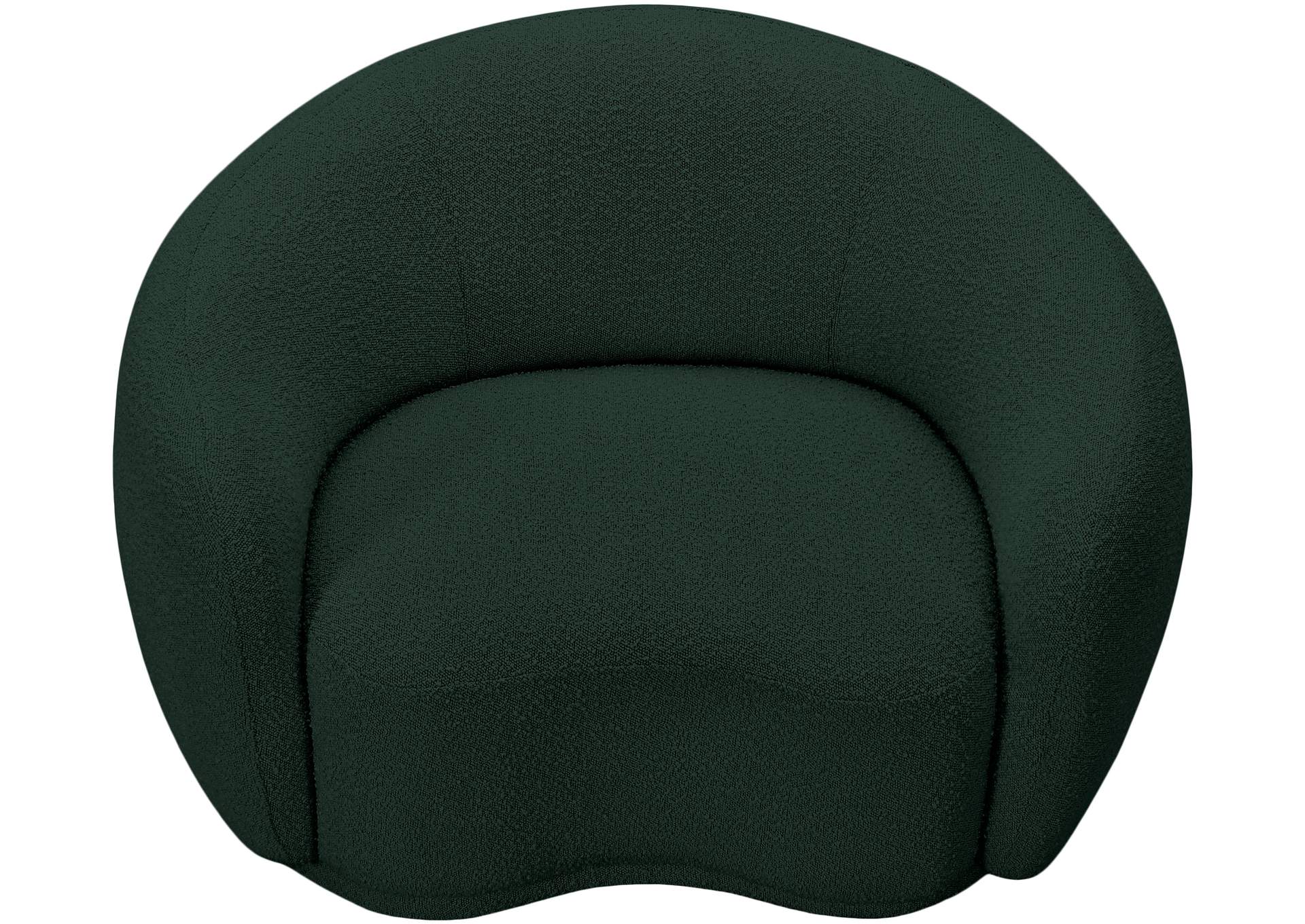 Hyde Green Boucle Fabric Chair,Meridian Furniture