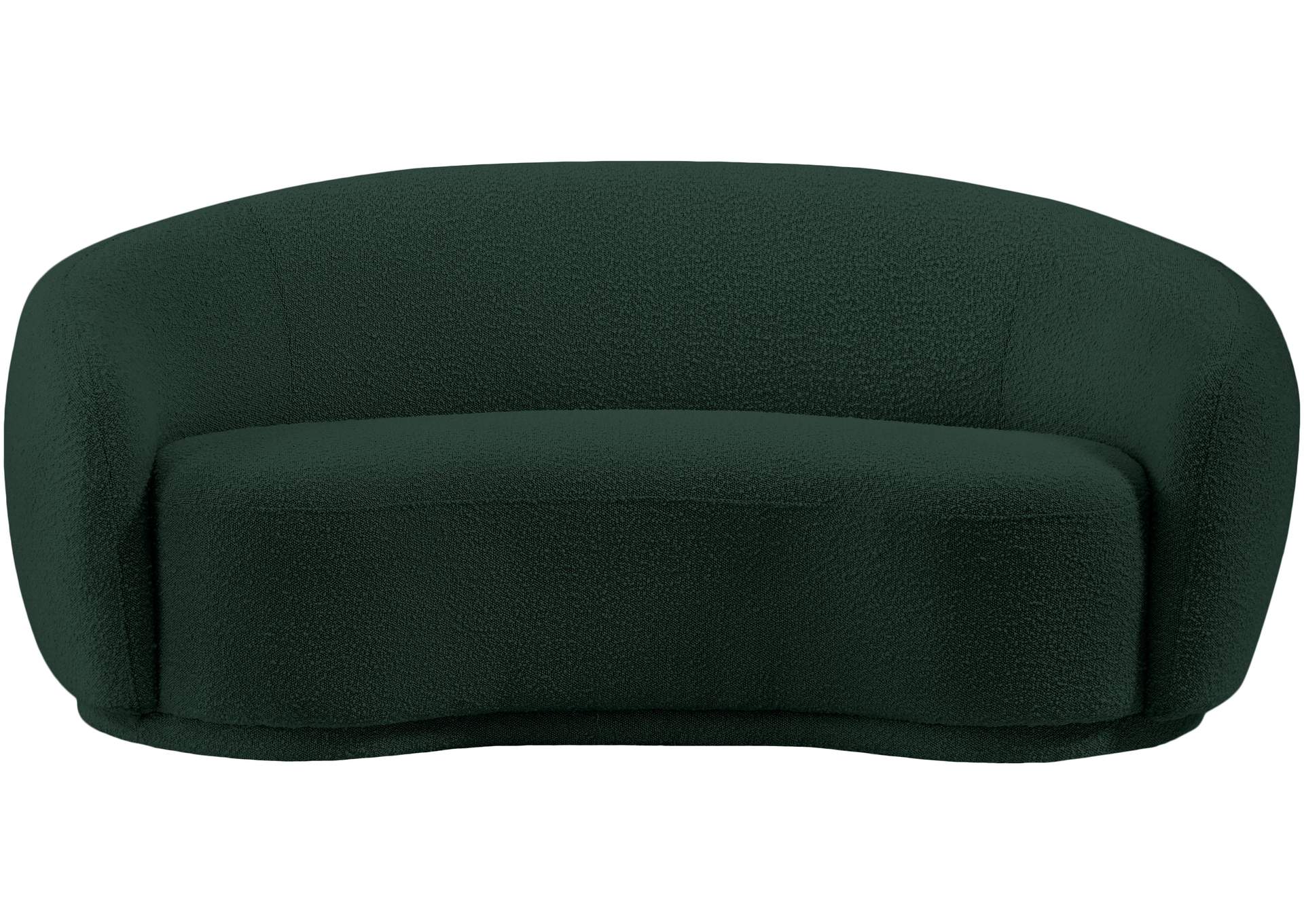 Hyde Green Boucle Fabric Loveseat,Meridian Furniture