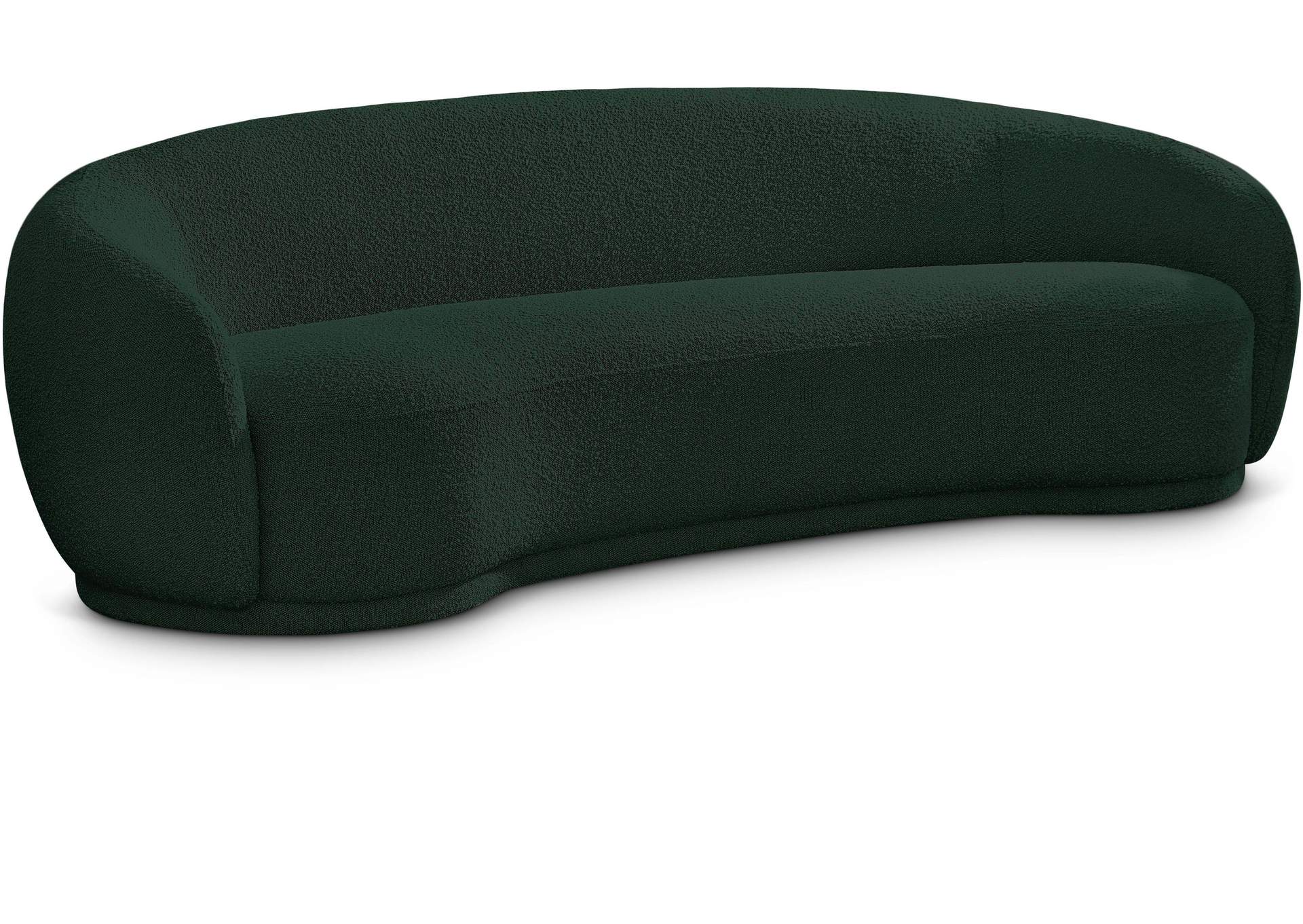 Hyde Green Boucle Fabric Sofa,Meridian Furniture