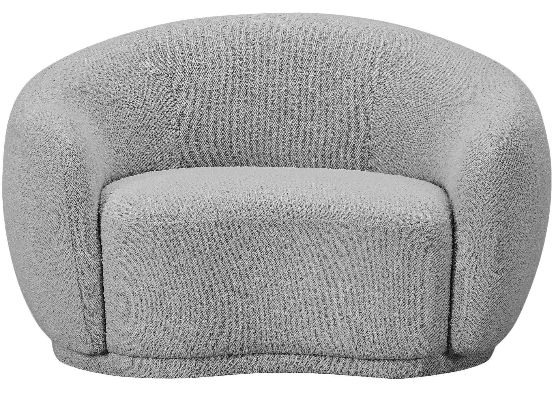 Hyde Grey Boucle Fabric Chair,Meridian Furniture