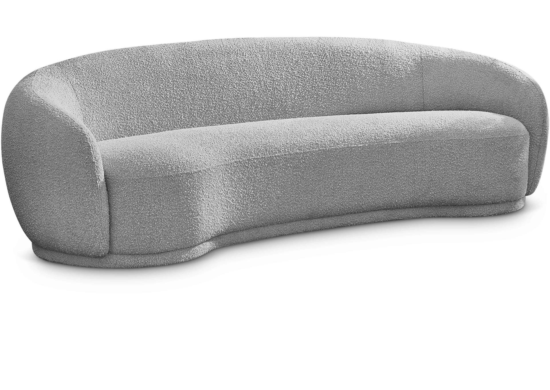 Hyde Grey Boucle Fabric Sofa,Meridian Furniture