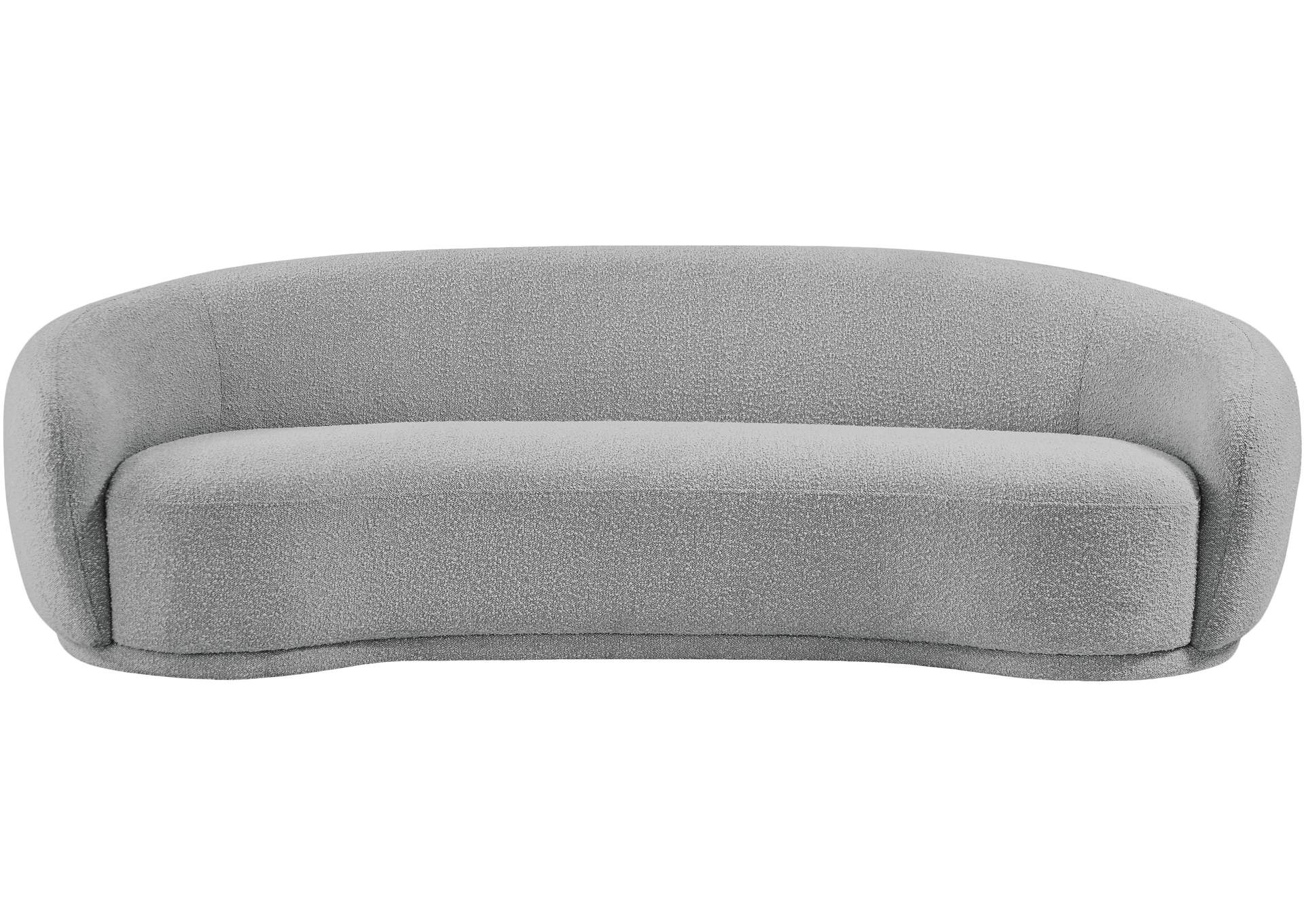 Hyde Grey Boucle Fabric Sofa,Meridian Furniture