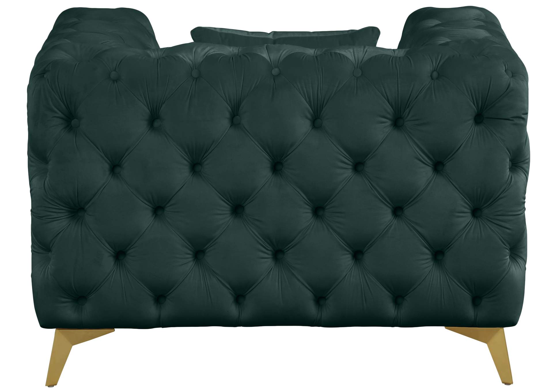 Kingdom Green Velvet Chair,Meridian Furniture