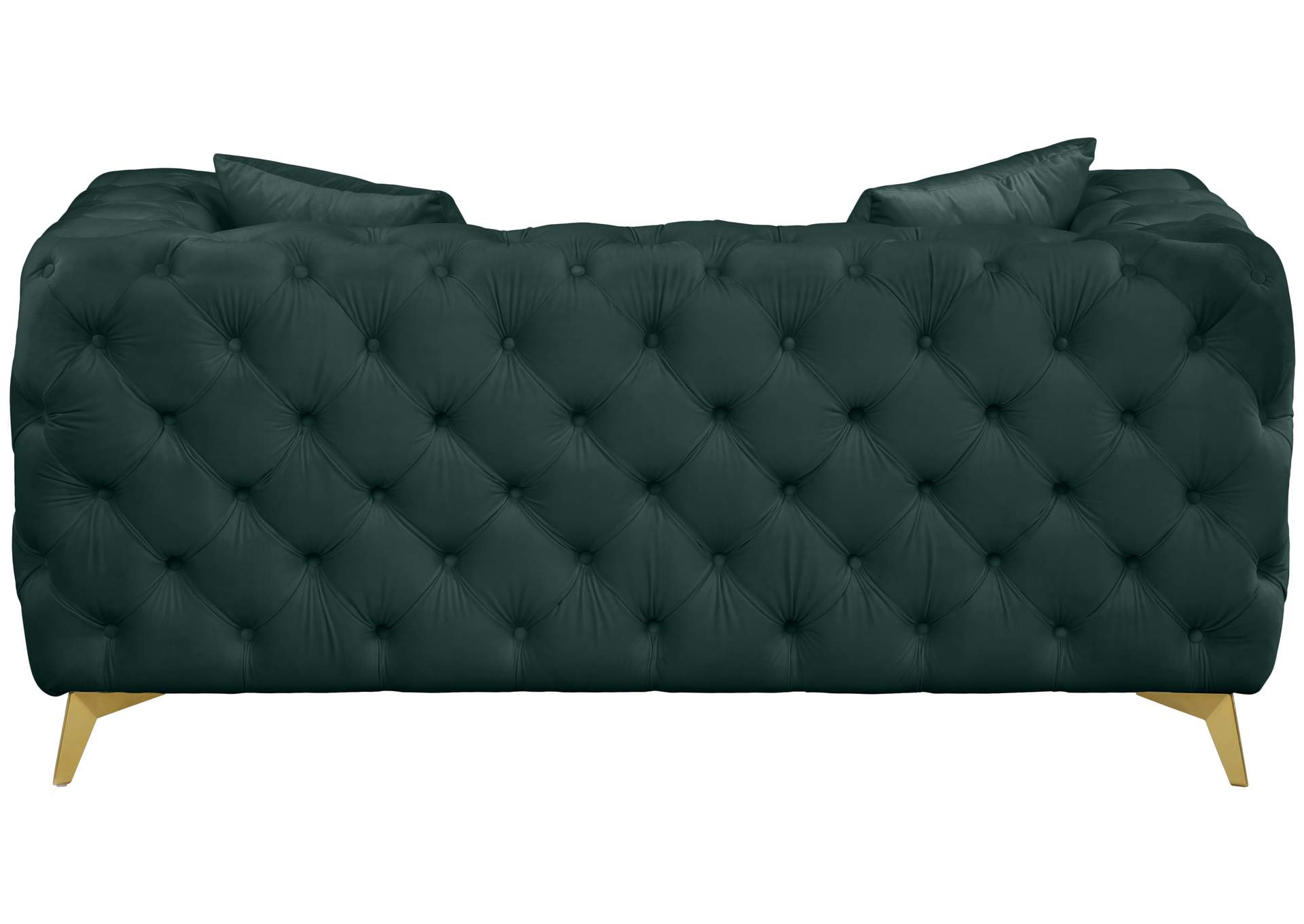 Kingdom Green Velvet Loveseat,Meridian Furniture