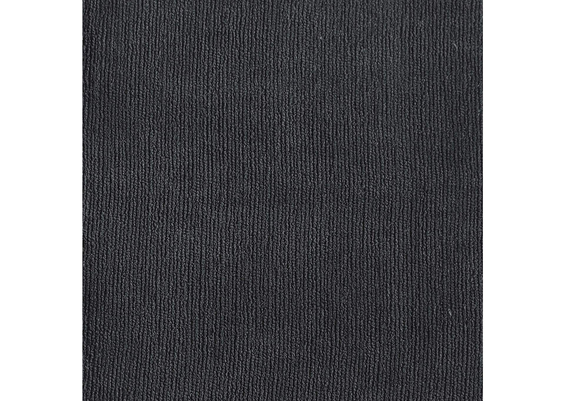 Ease Black Polyester Fabric Ottoman,Meridian Furniture