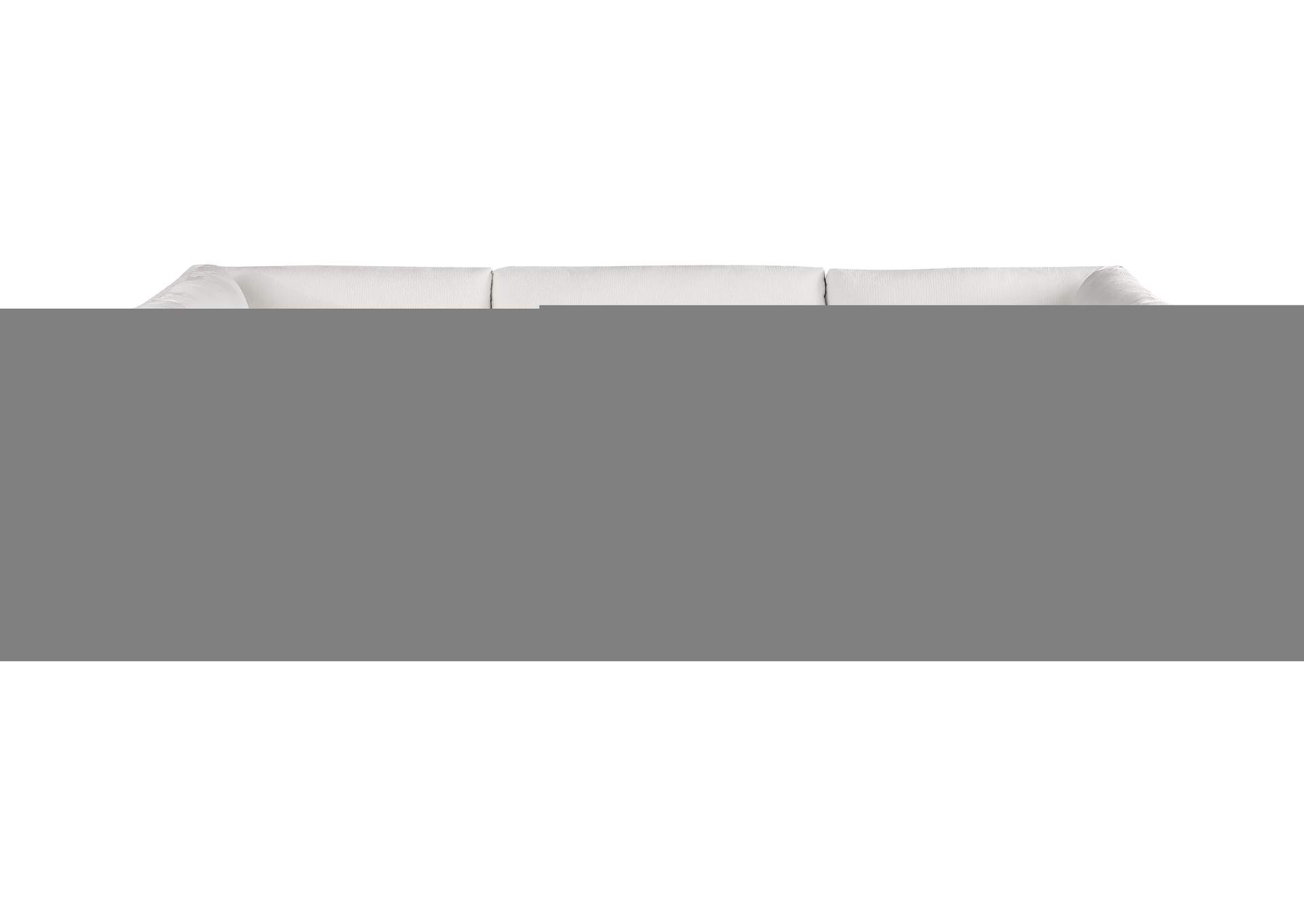 Ease Cream Polyester Fabric Modular Sectional,Meridian Furniture