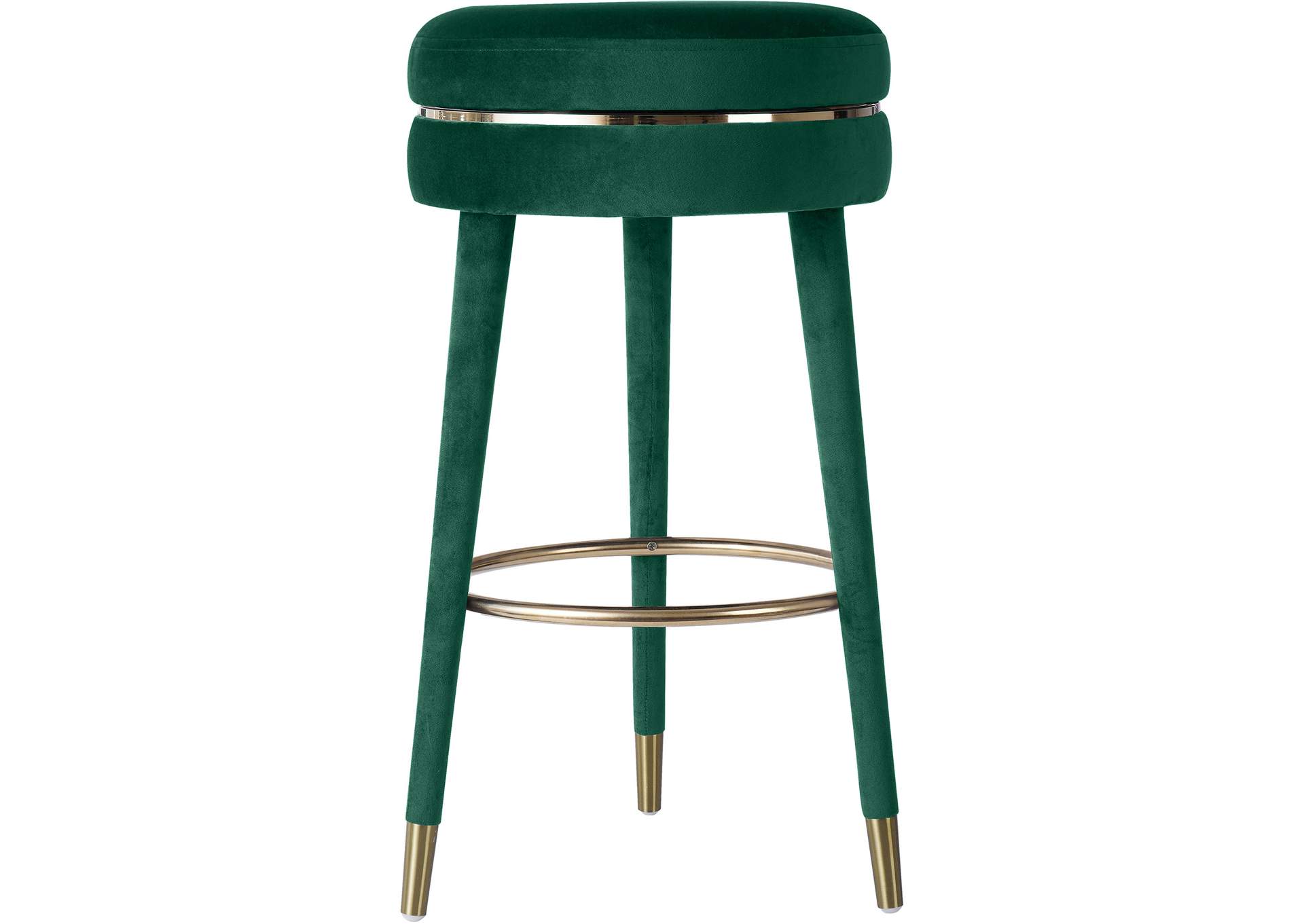 Coral Green Velvet Bar Stool,Meridian Furniture