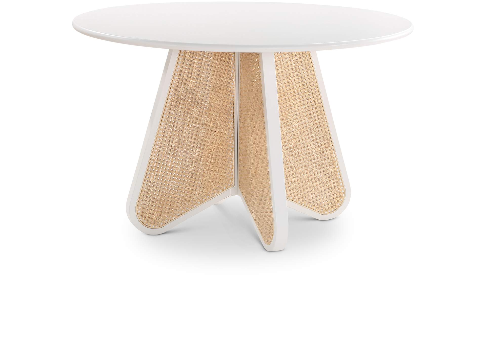 Butterfly White Dining Table,Meridian Furniture