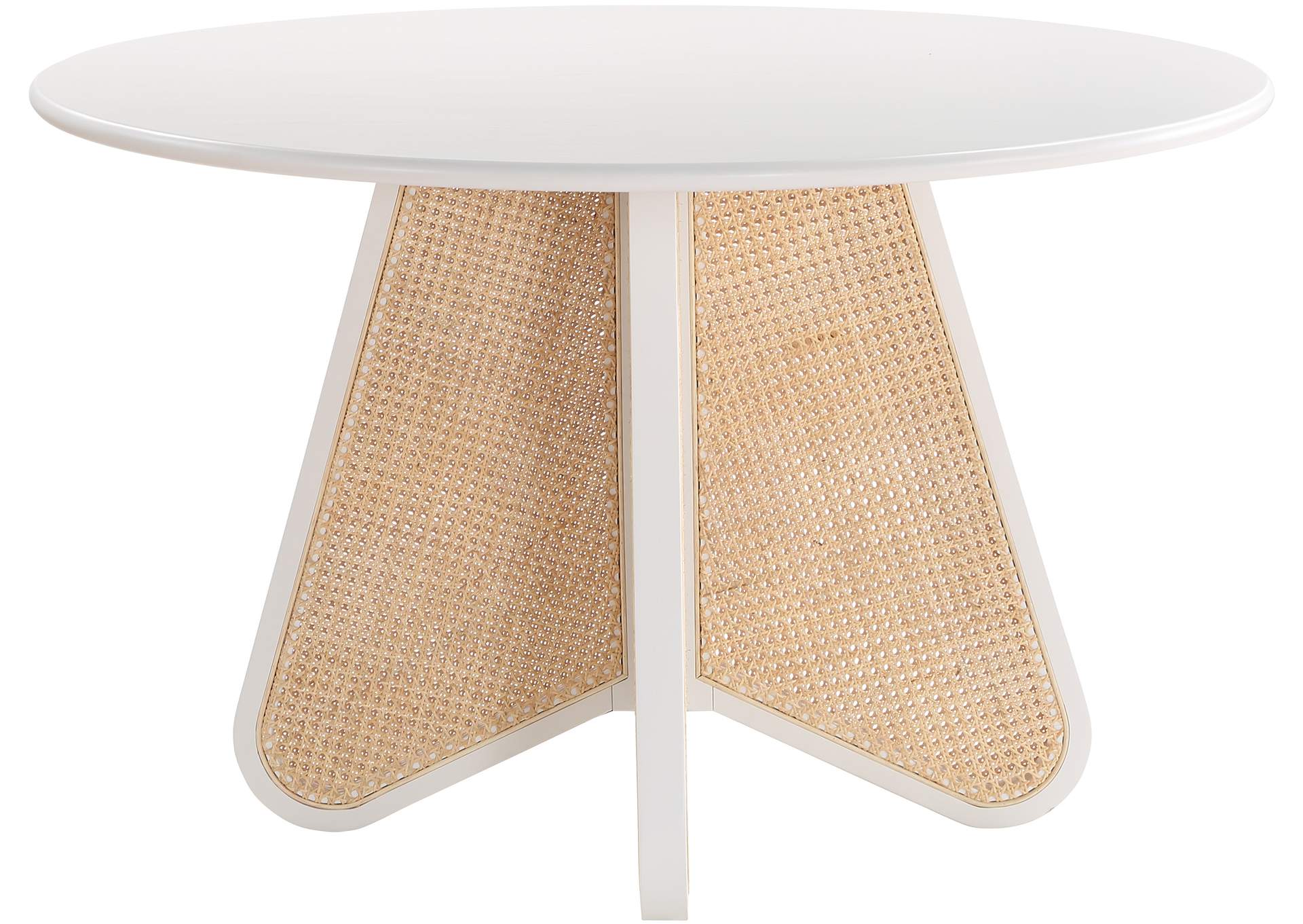 Butterfly White Dining Table,Meridian Furniture