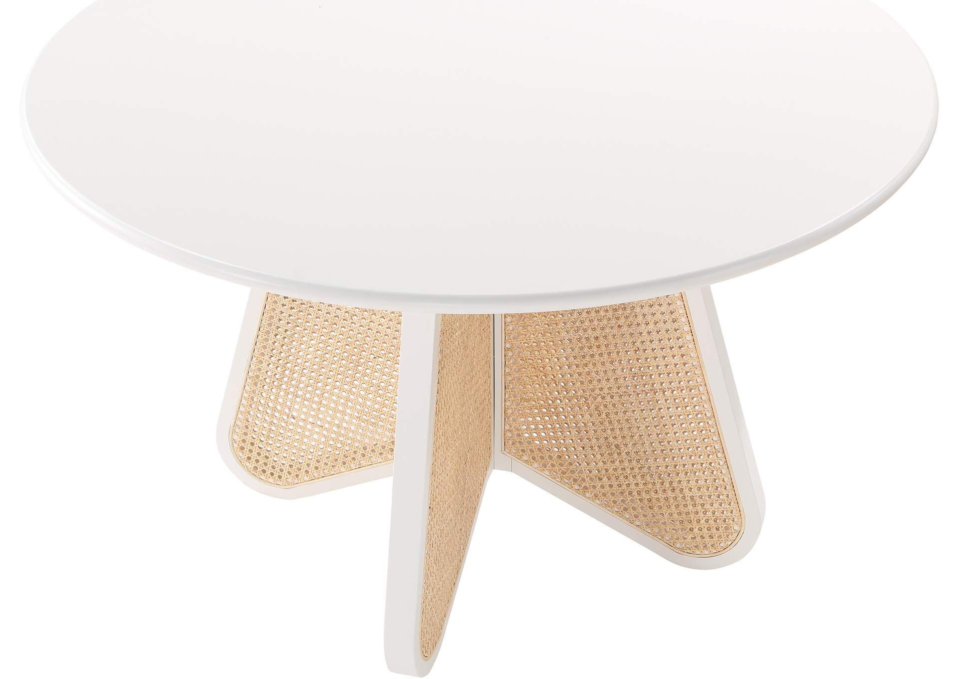 Butterfly White Dining Table,Meridian Furniture