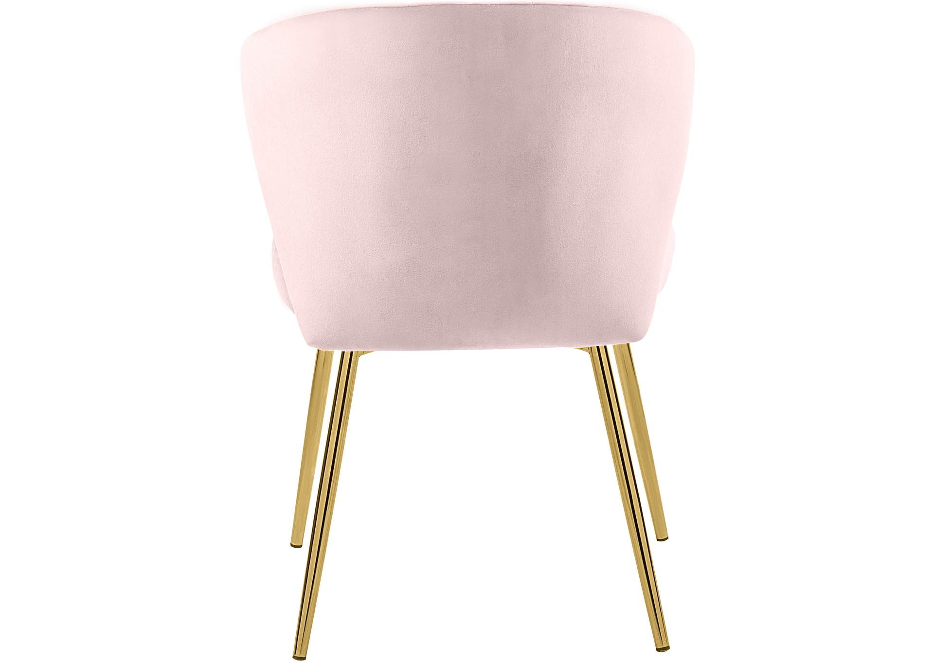 Finley Pink Velvet Dining Chair Set of 2,Meridian Furniture