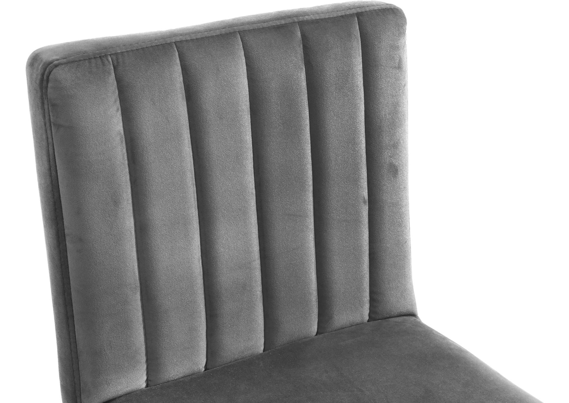Joel Grey Velvet Adjustable Stool Set of 2,Meridian Furniture