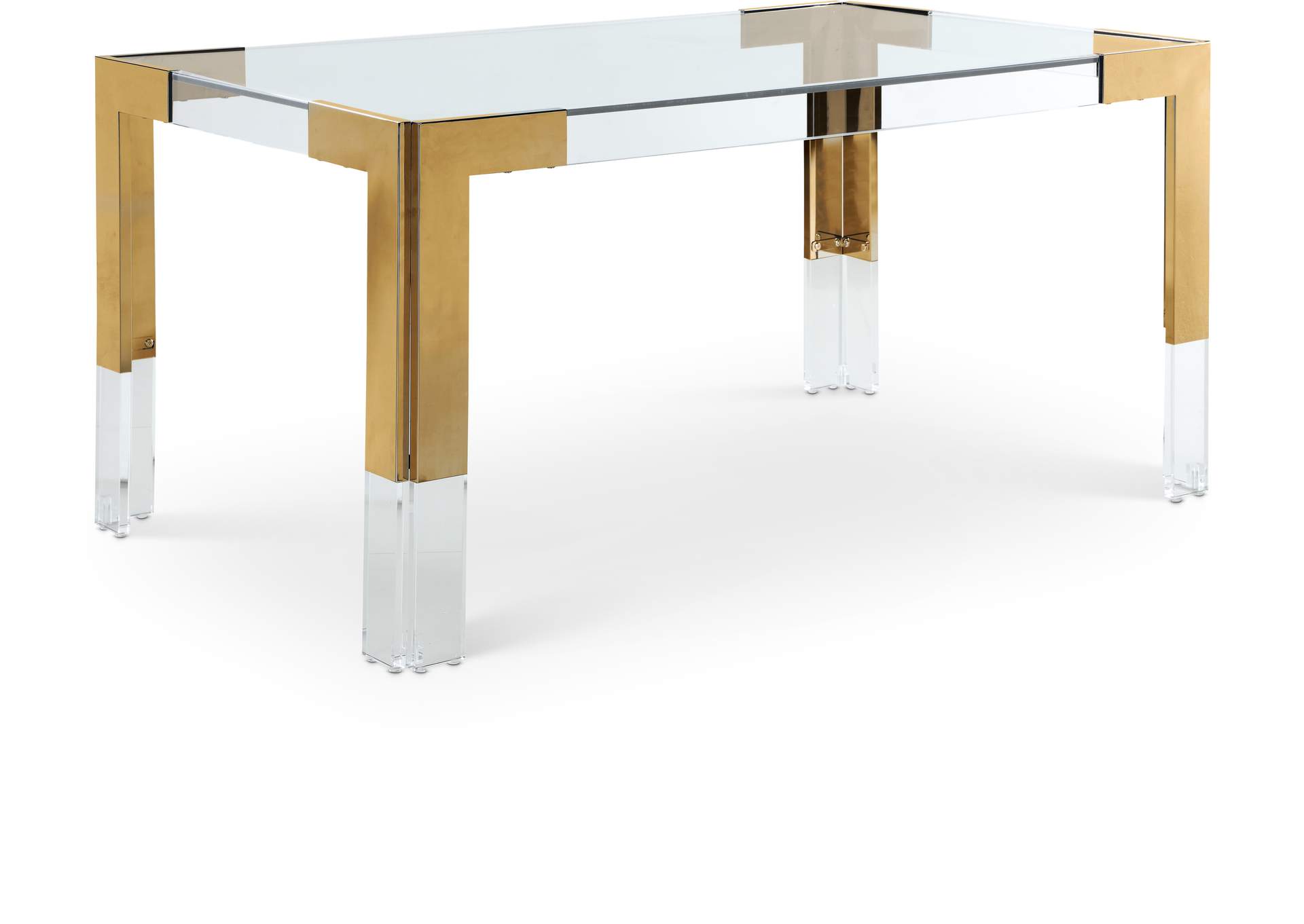 Casper Rich Gold Dining Table,Meridian Furniture