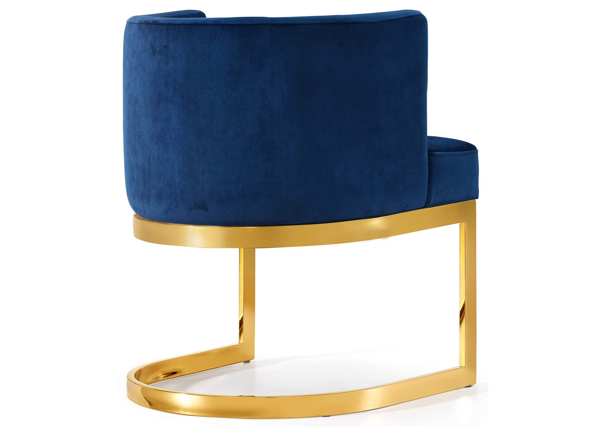 Gianna Navy Velvet Dining Chair,Meridian Furniture