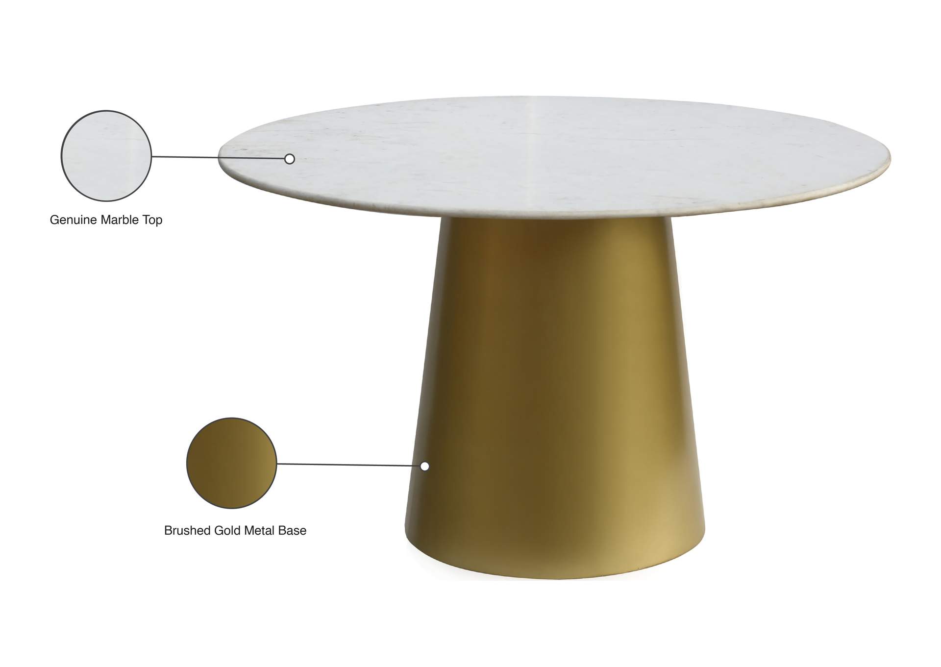 Sorrento Dining Table,Meridian Furniture