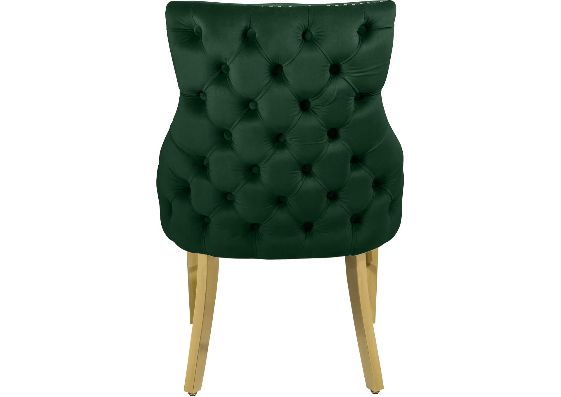 Tuft Green Velvet Dining Chair Set of 2,Meridian Furniture