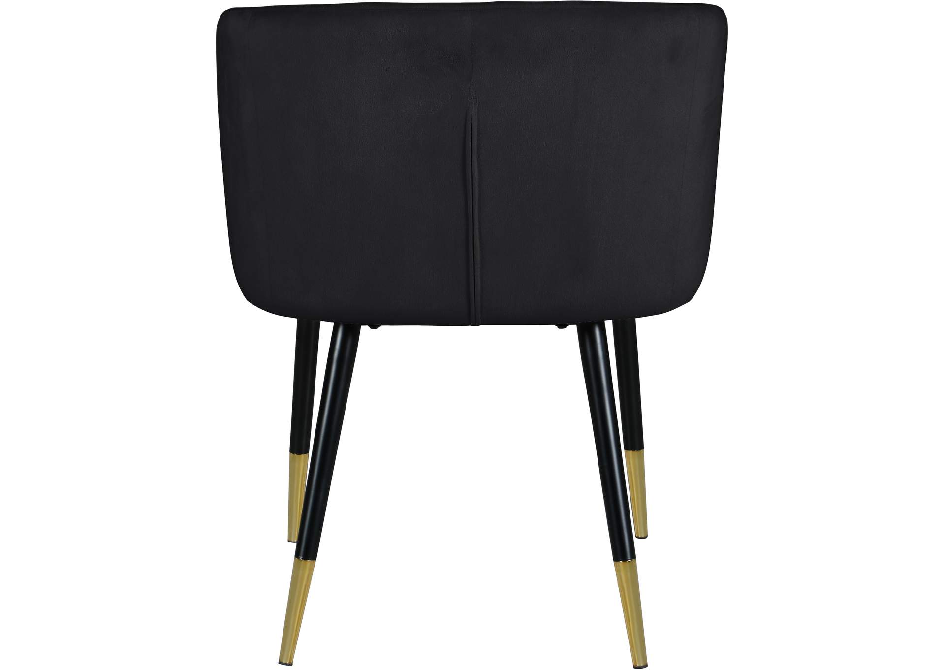 Louise Black Velvet Dining Chair,Meridian Furniture