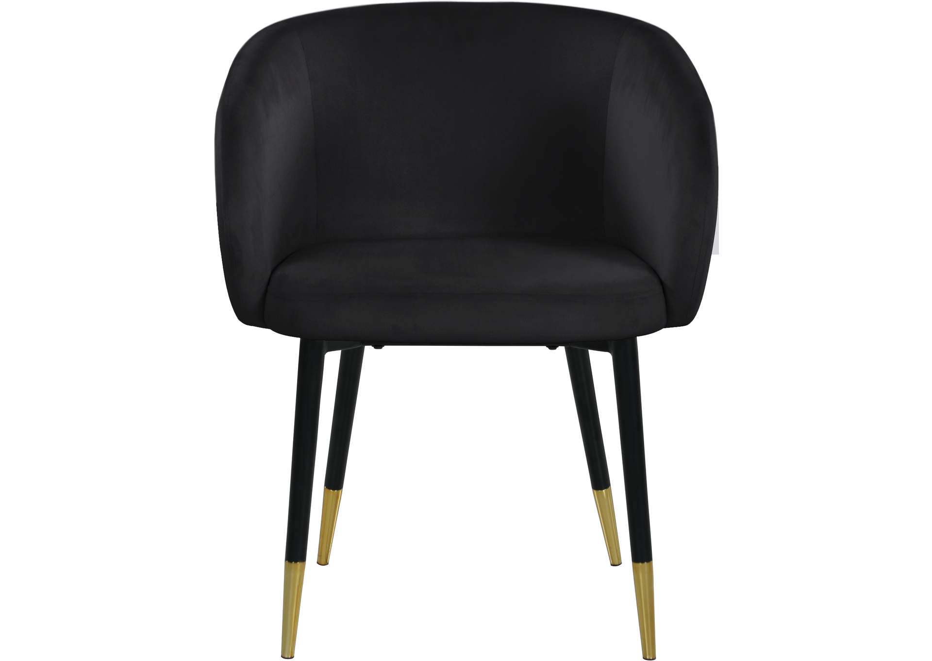 Louise Black Velvet Dining Chair,Meridian Furniture