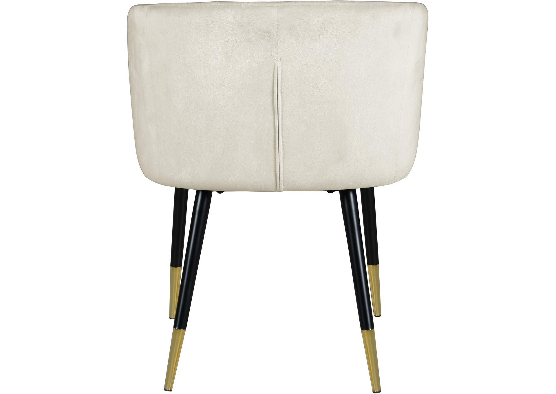 Louise Cream Velvet Dining Chair,Meridian Furniture