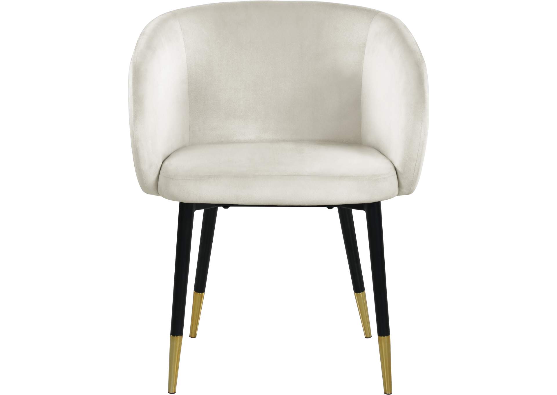 Louise Cream Velvet Dining Chair,Meridian Furniture